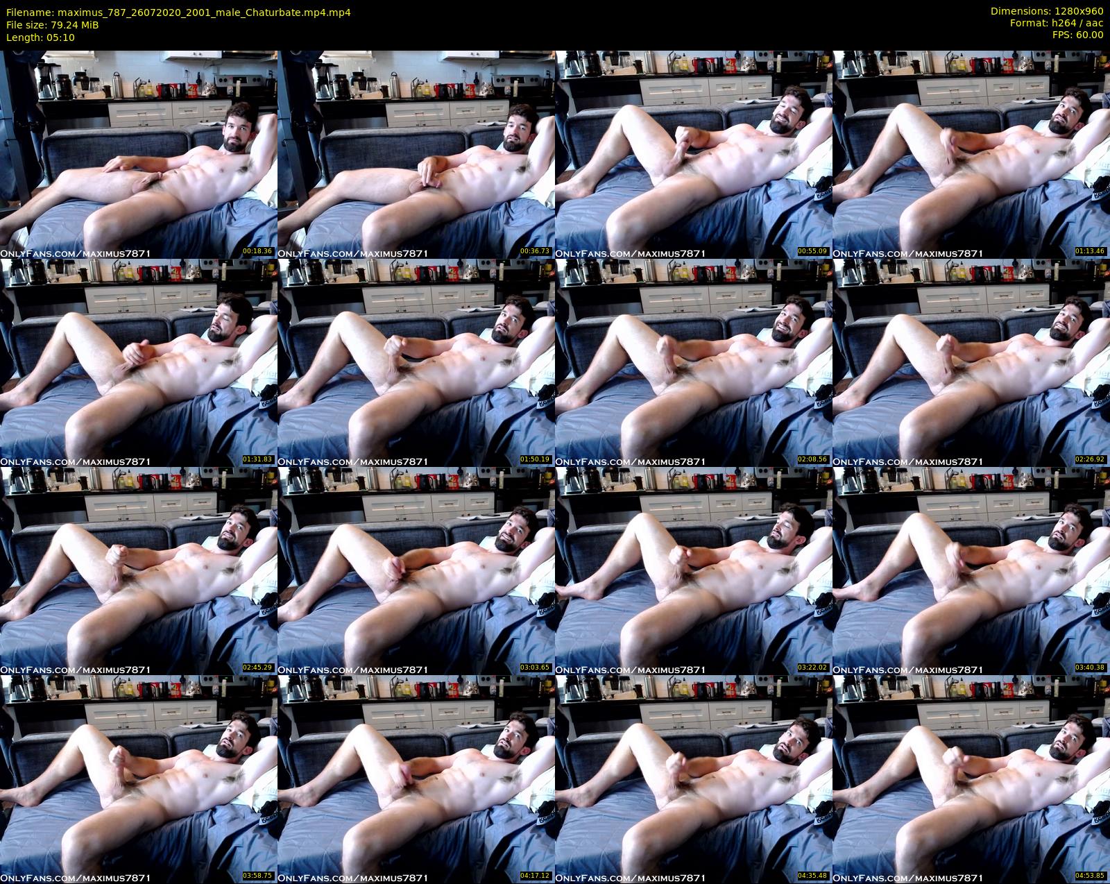 maximus_787 — 6 minute Chaturbate male cam show recording, 720p, Jul 26, 2020