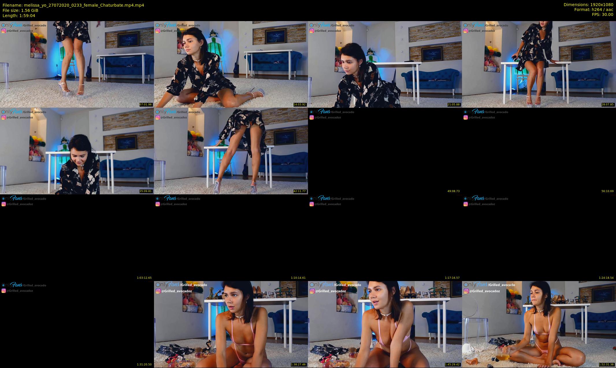 melissa_yo — 120 minute Chaturbate female cam show recording, 1080p, Jul 27, 2020