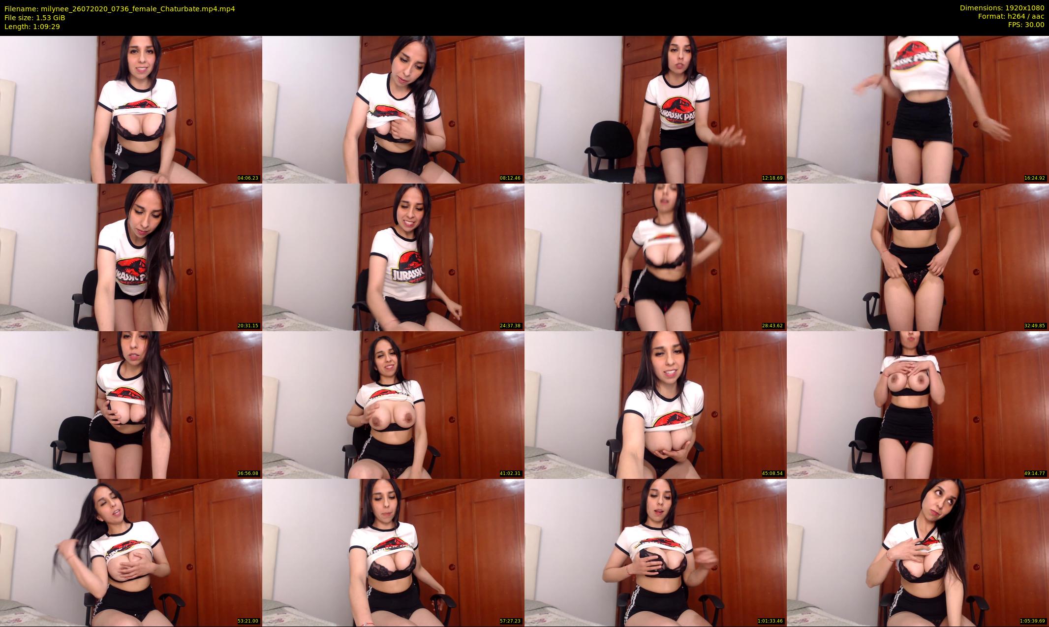 milynee — 70 minute Chaturbate female cam show recording, 1080p, Jul 26, 2020