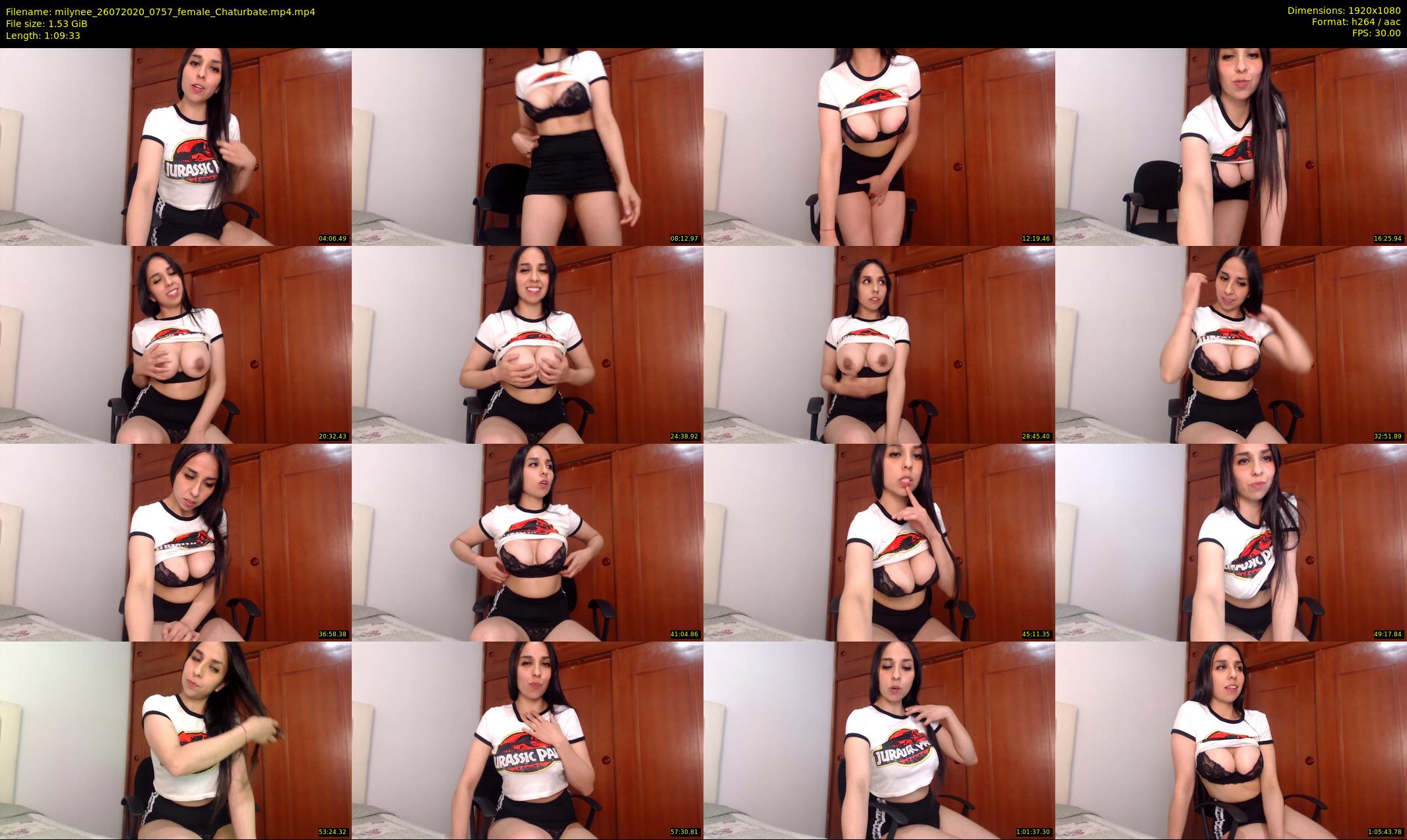 milynee — 70 minute Chaturbate female cam show recording, 1080p, Jul 26, 2020