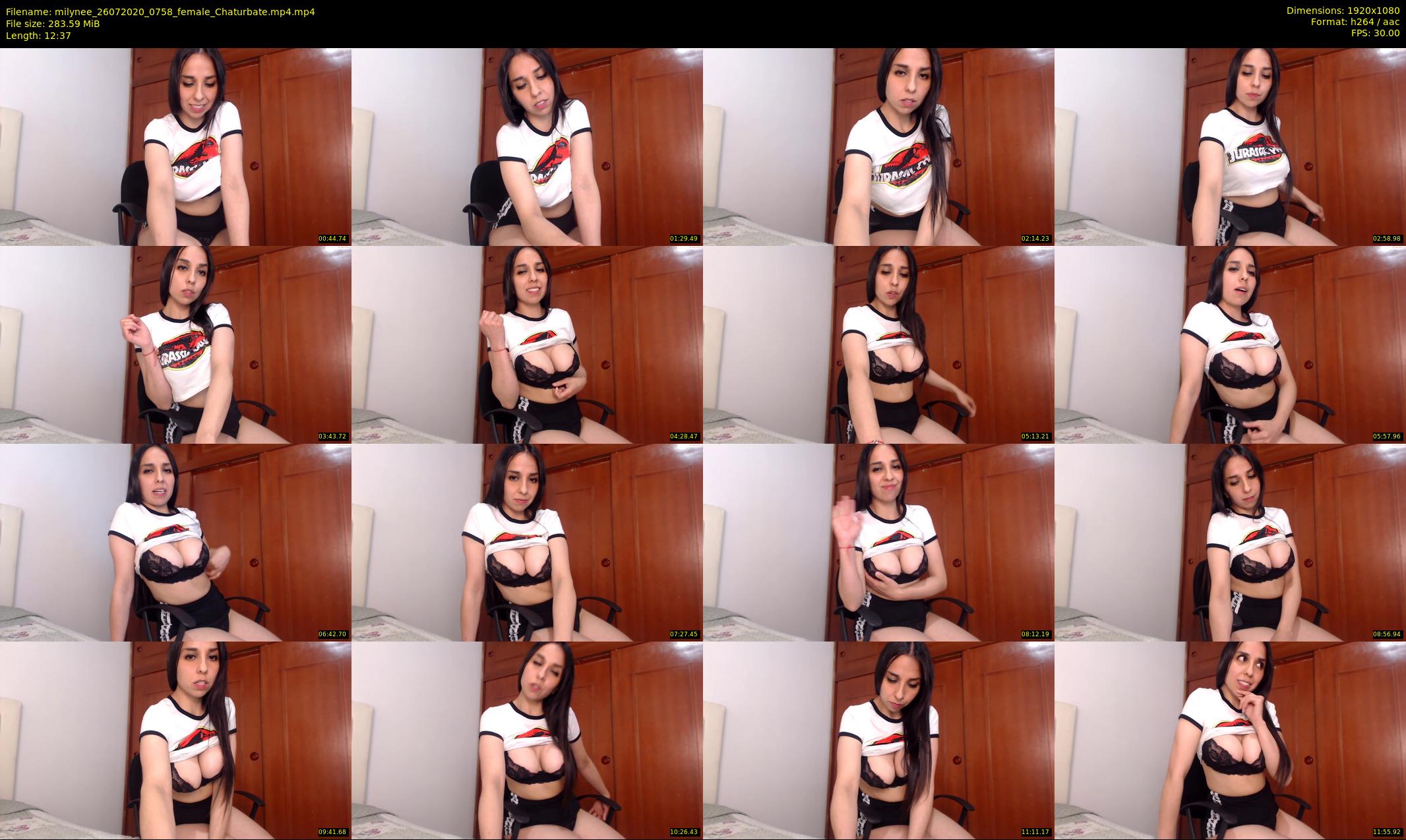 milynee — 13 minute Chaturbate female cam show recording, 1080p, Jul 26, 2020