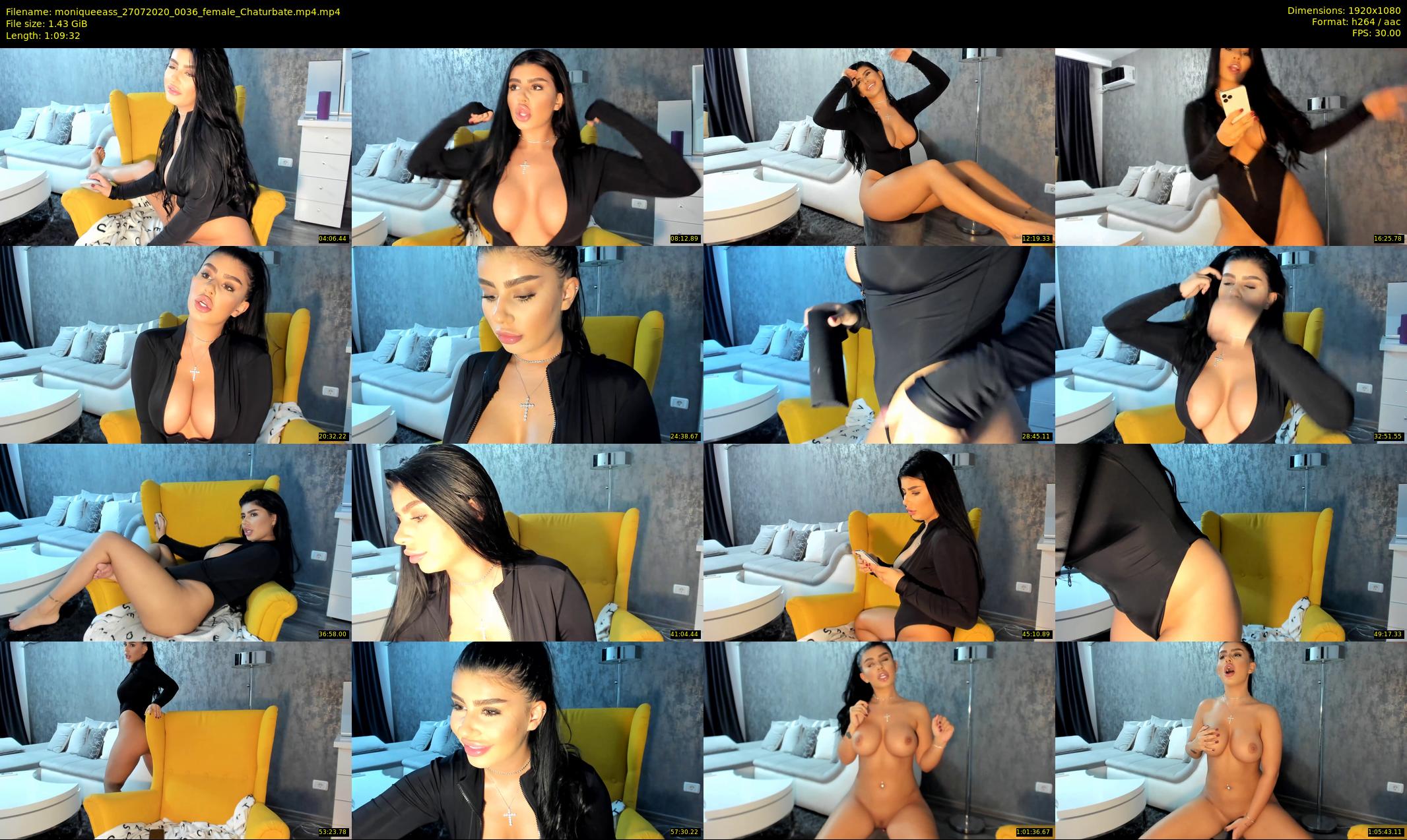 moniqueeass — 70 minute Chaturbate female cam show recording, 1080p, Jul 27, 2020