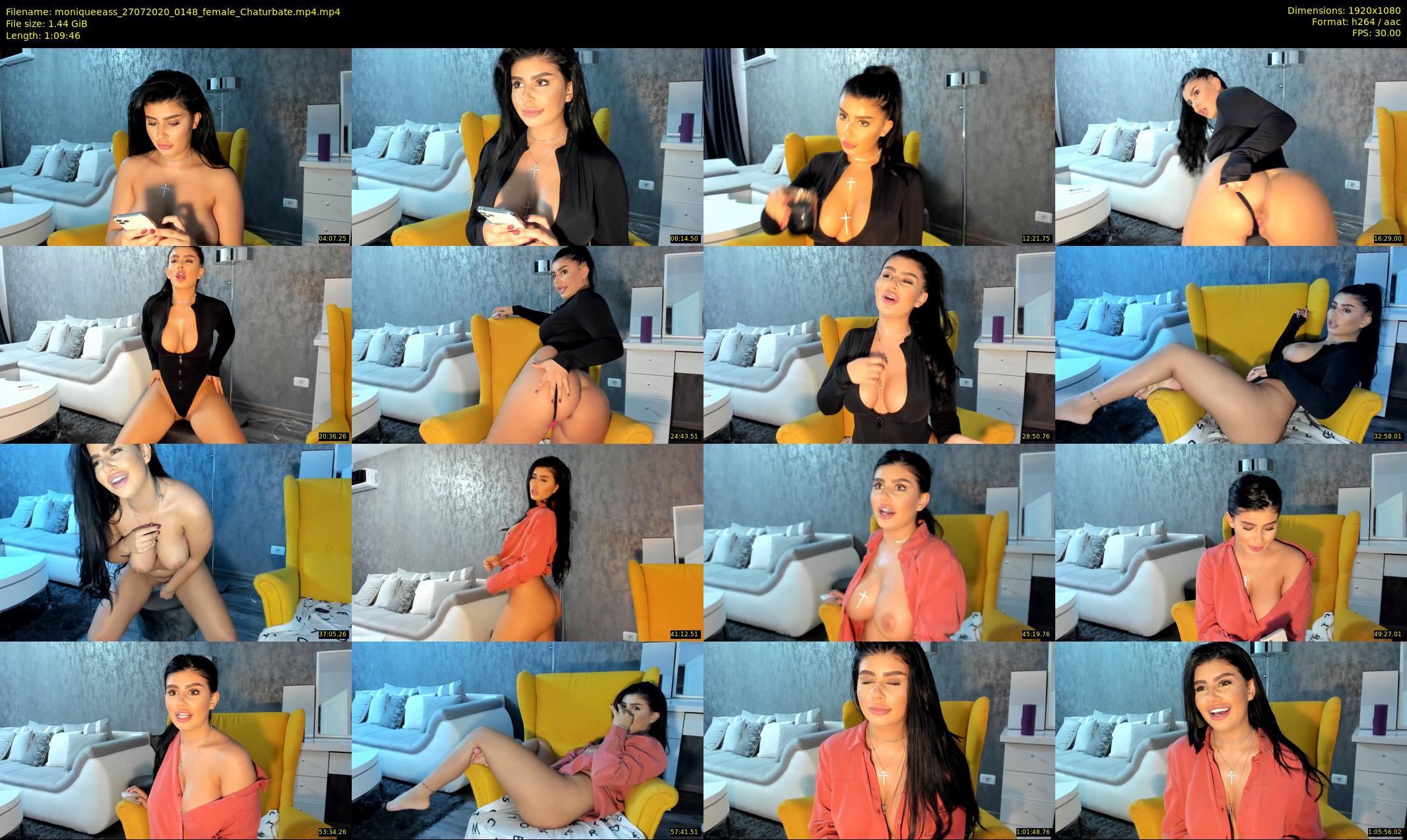 moniqueeass — 70 minute Chaturbate female cam show recording, 1080p, Jul 27, 2020