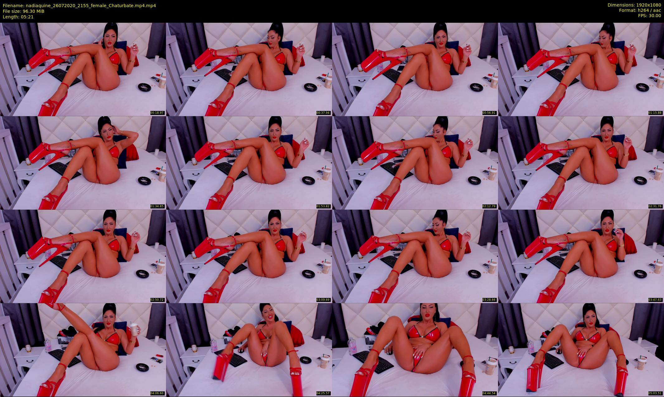 nadiaquine — 6 minute Chaturbate female cam show recording, 1080p, Jul 26, 2020