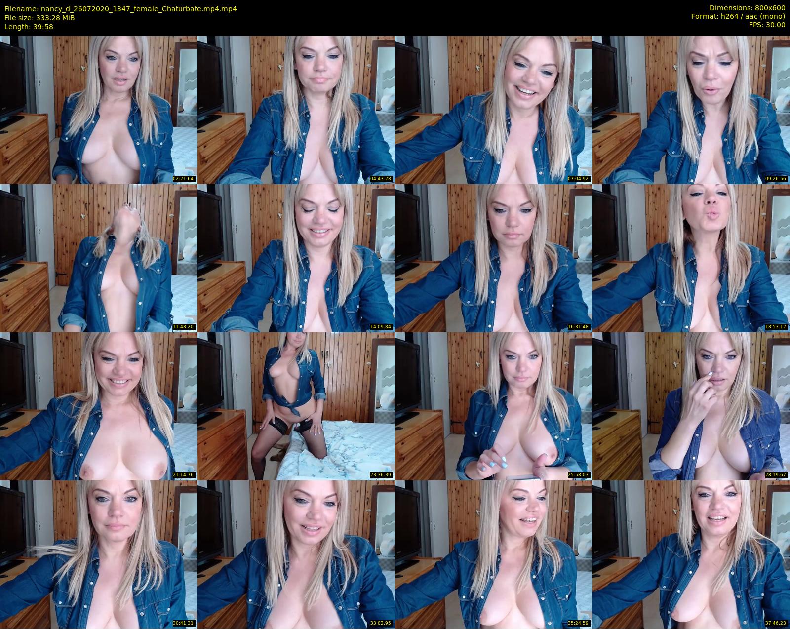 nancy_d — 40 minute Chaturbate female cam show recording, 480p, Jul 26, 2020