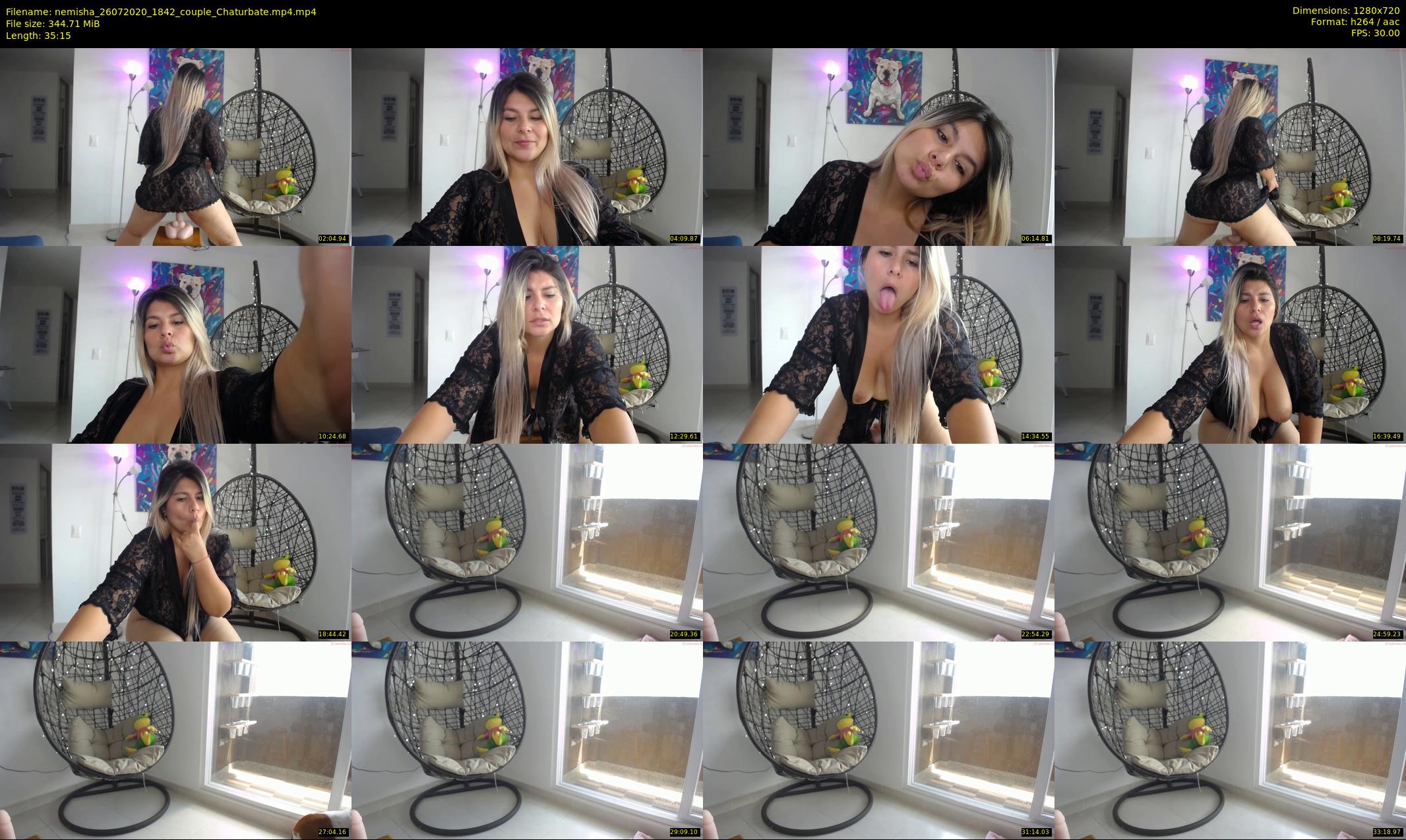 nemisha — 36 minute Chaturbate female cam show recording, 720p, Jul 26, 2020