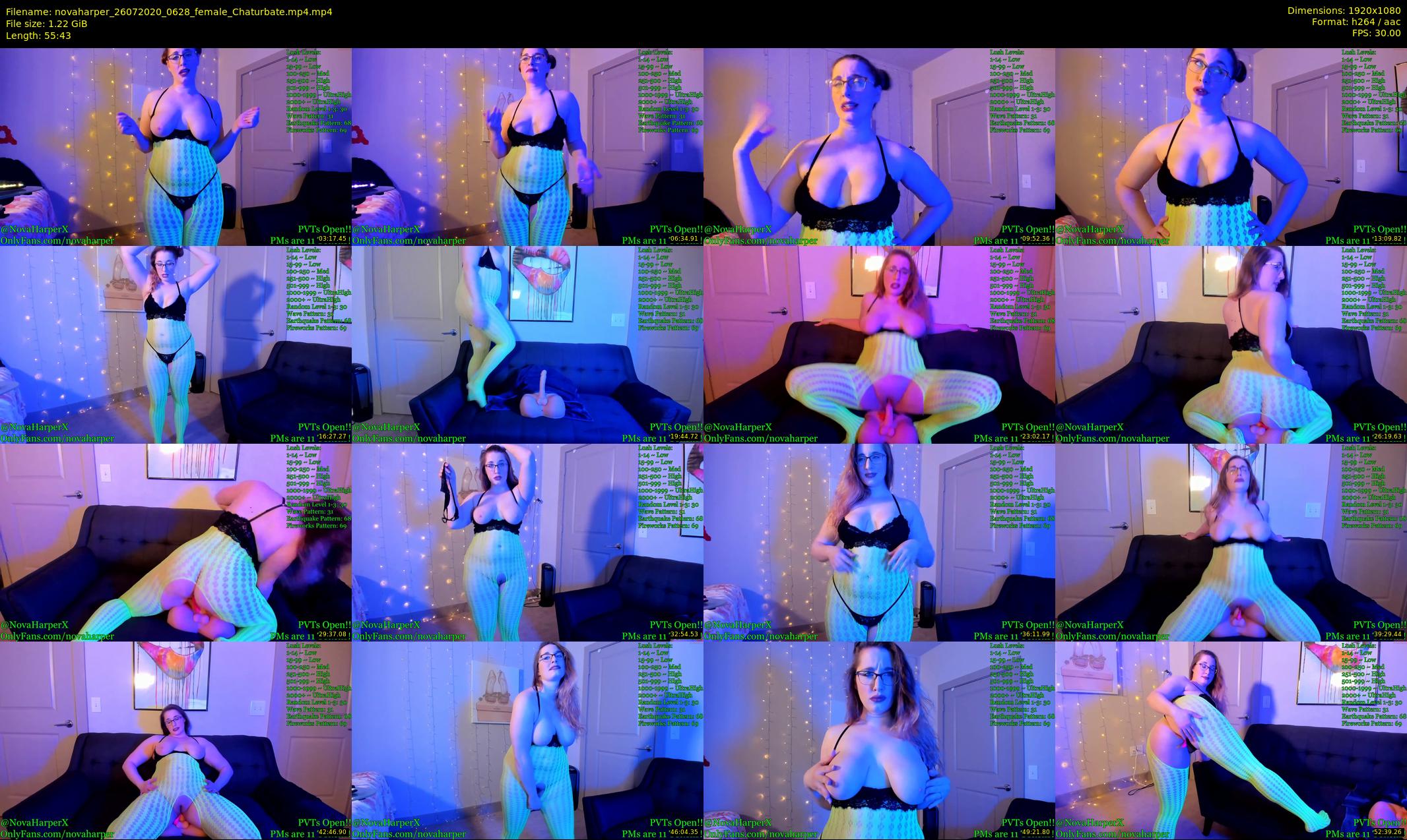 novaharper — 56 minute Chaturbate female cam show recording, 1080p, Jul 26, 2020
