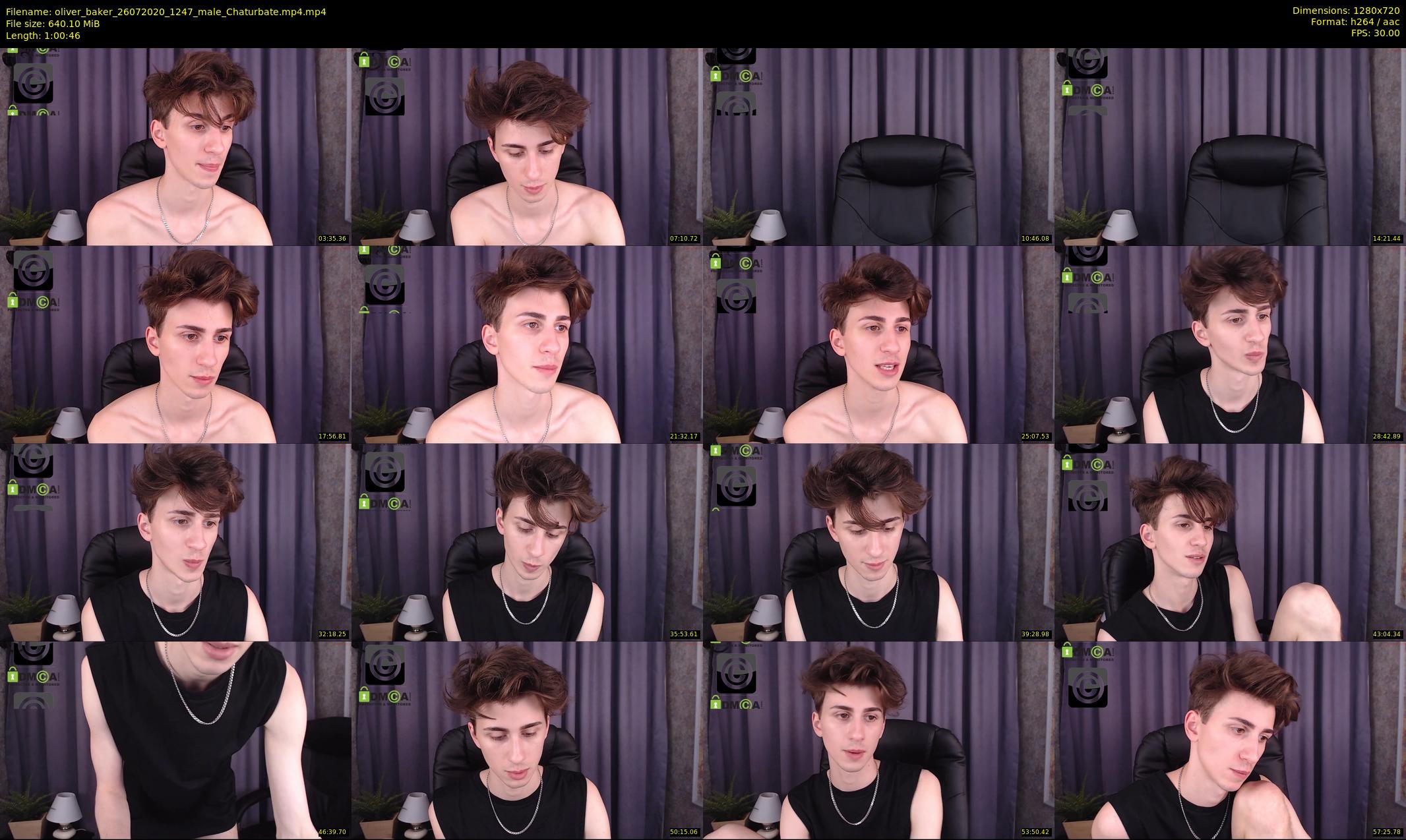 oliver_baker — 61 minute Chaturbate male cam show recording, 720p, Jul 26, 2020