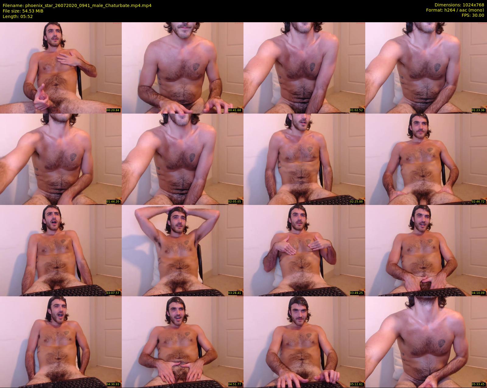 phoenix_star — 6 minute Chaturbate male cam show recording, 720p, Jul 26, 2020