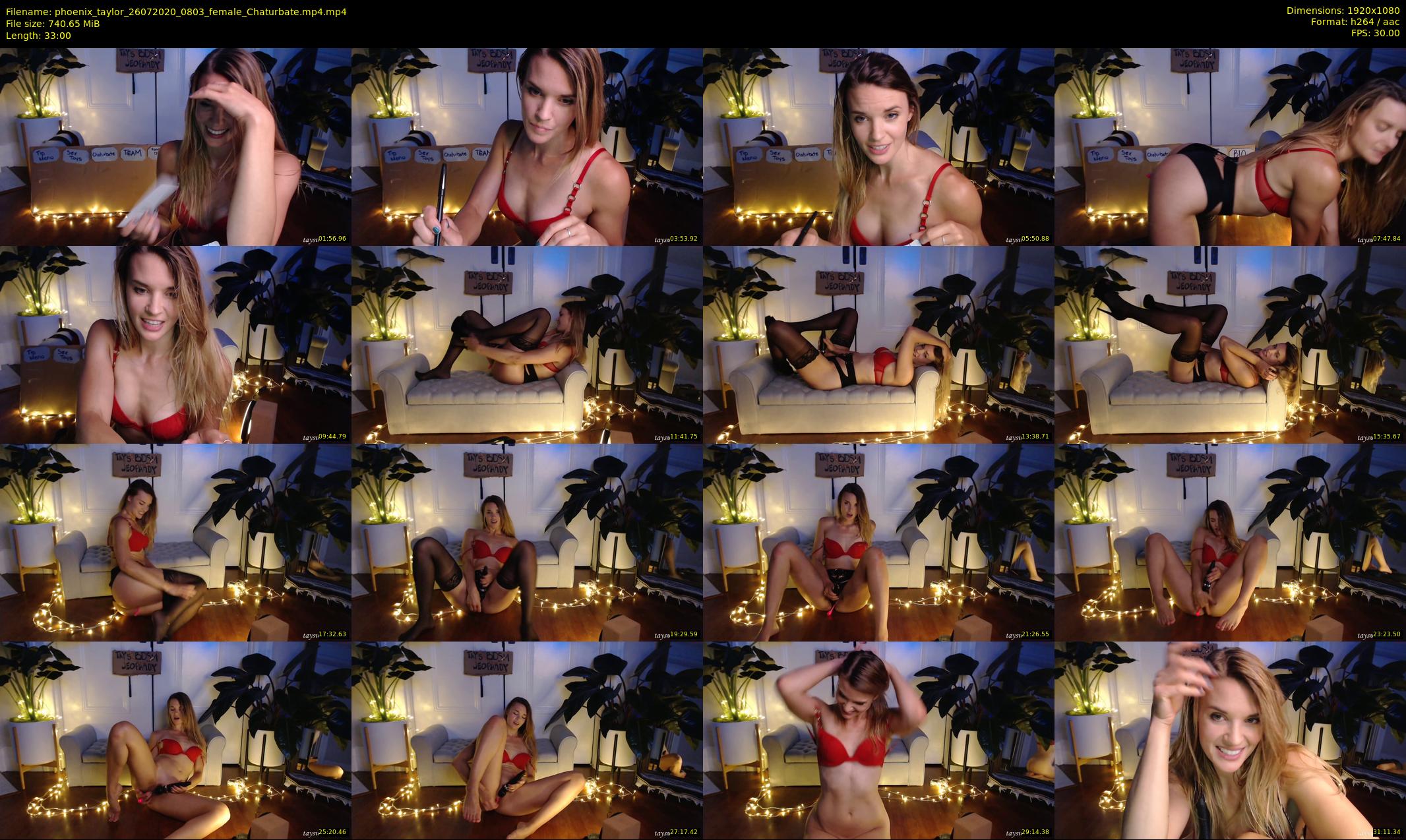 phoenix_taylor — 33 minute Chaturbate female cam show recording, 1080p, Jul 26, 2020