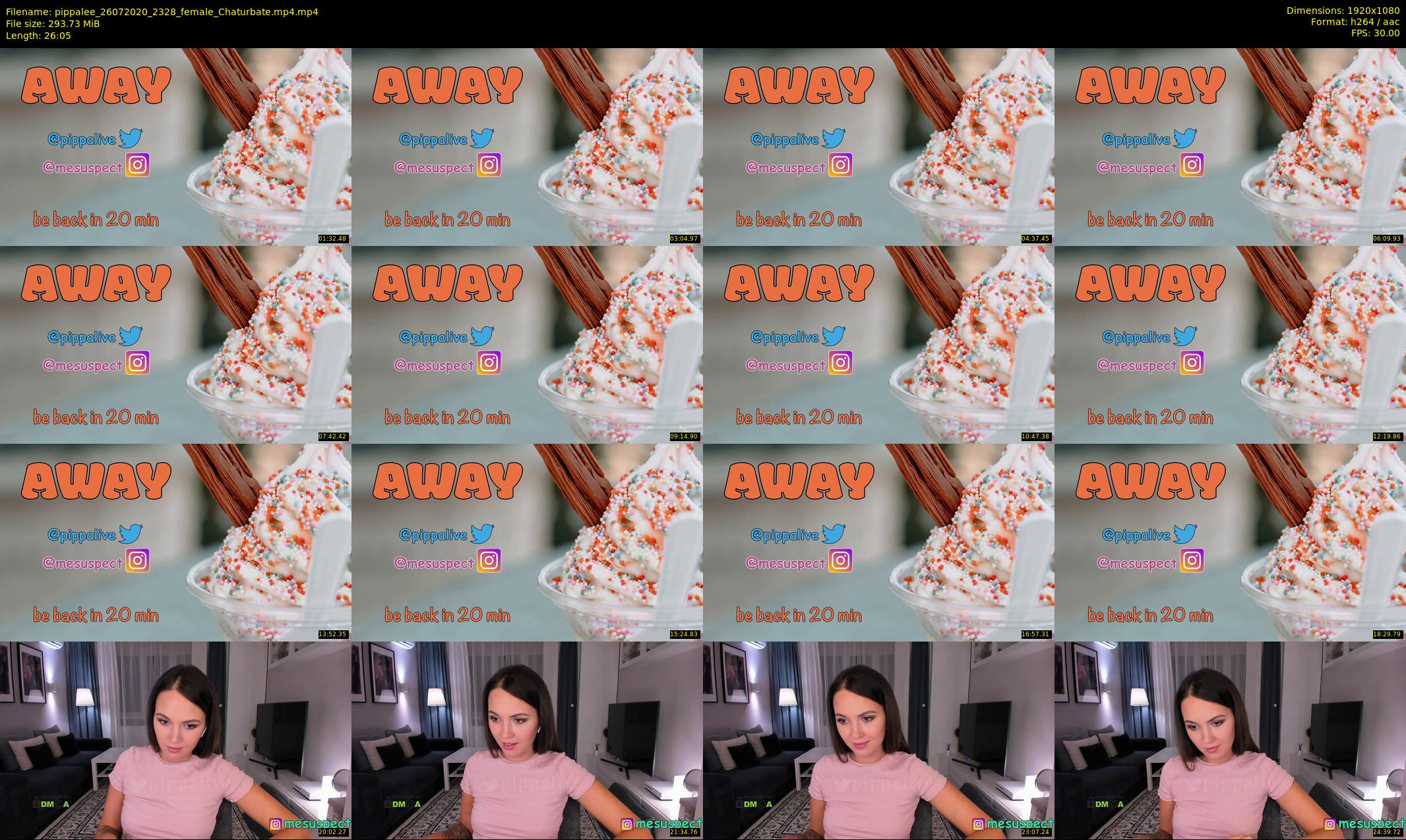 pippalee — 27 minute Chaturbate female cam show recording, 1080p, Jul 26, 2020