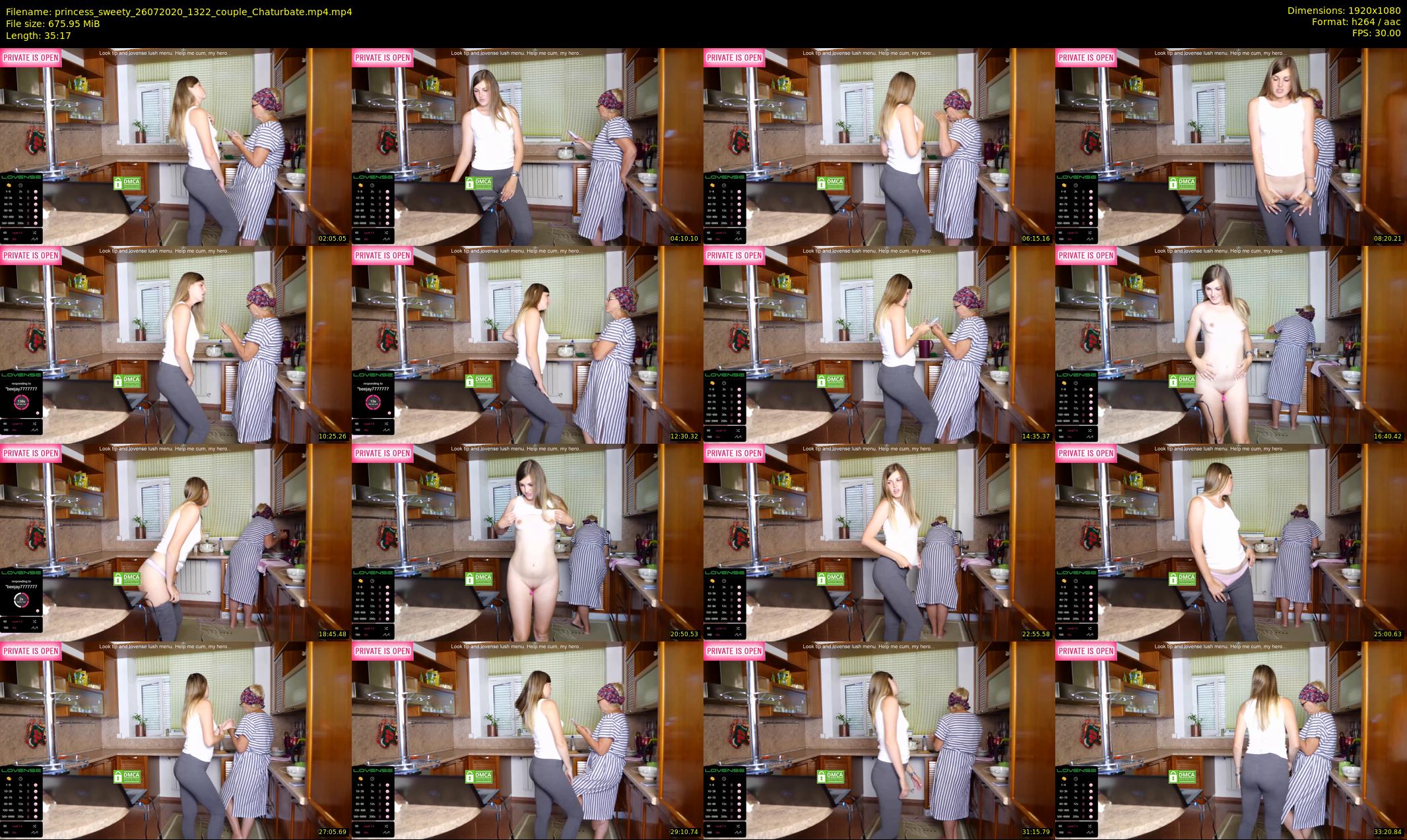 princess_sweety — 36 minute Chaturbate couple cam show recording, 1080p, Jul 26, 2020