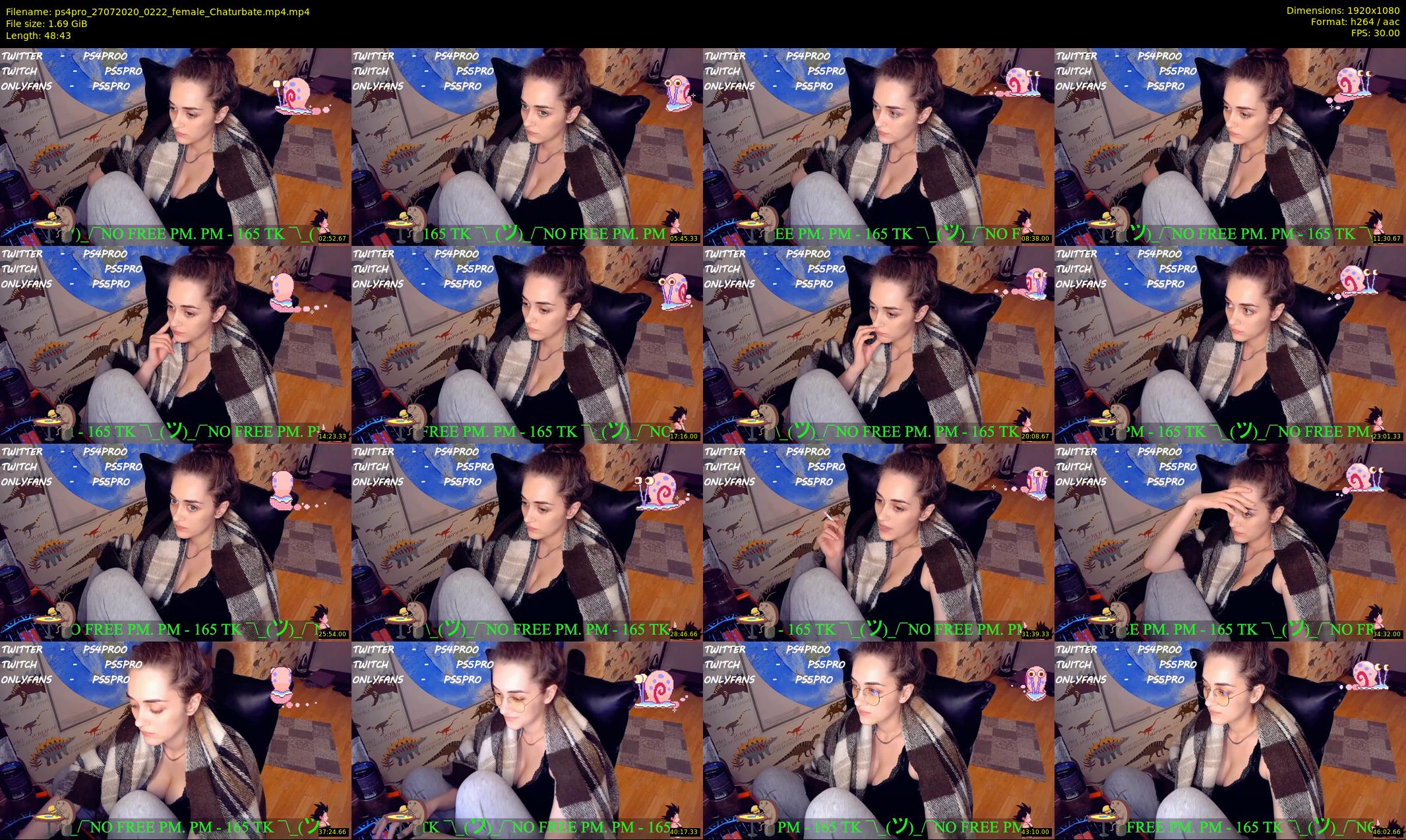 ps4pro — 49 minute Chaturbate female cam show recording, 1080p, Jul 27, 2020