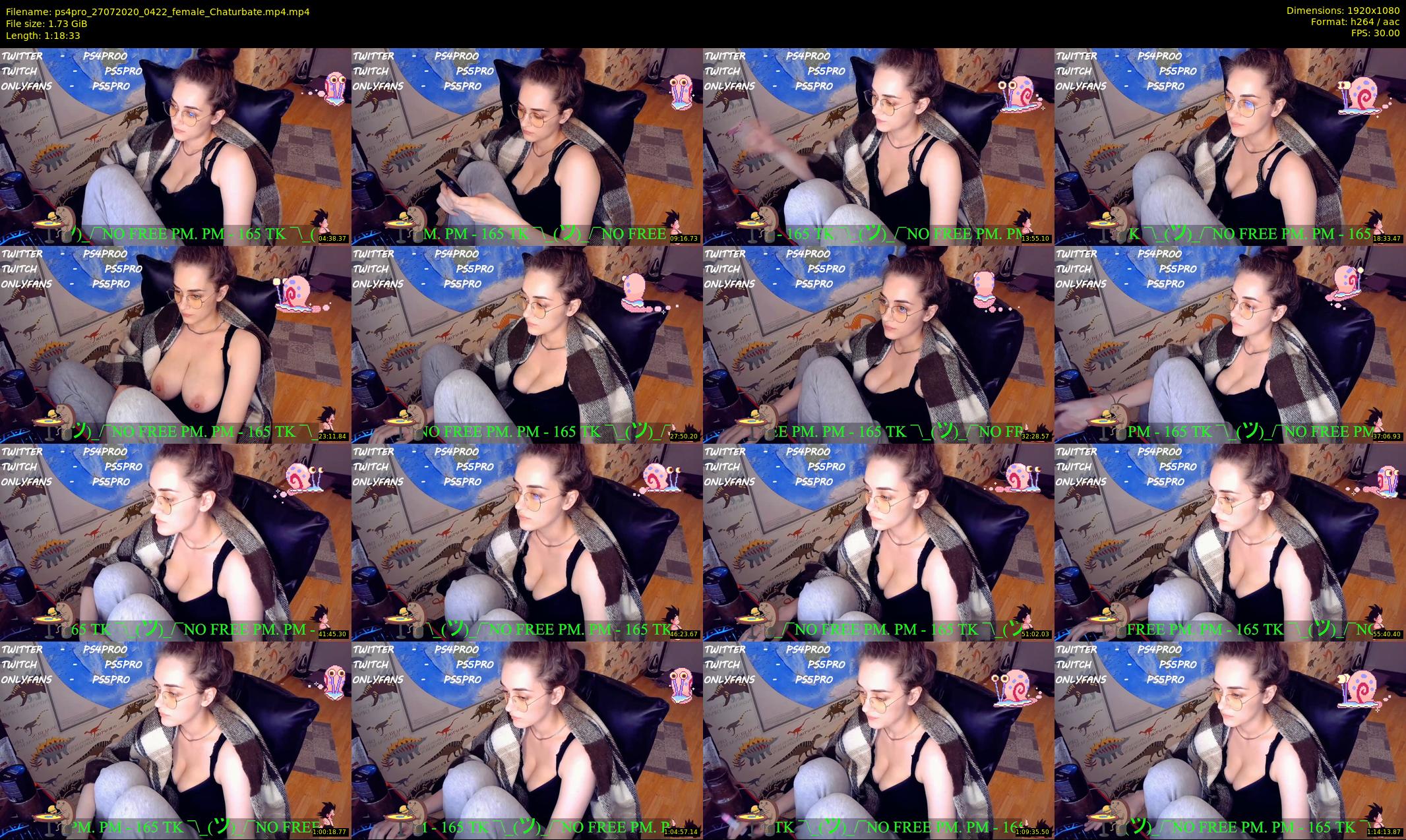 ps4pro — 79 minute Chaturbate female cam show recording, 1080p, Jul 27, 2020