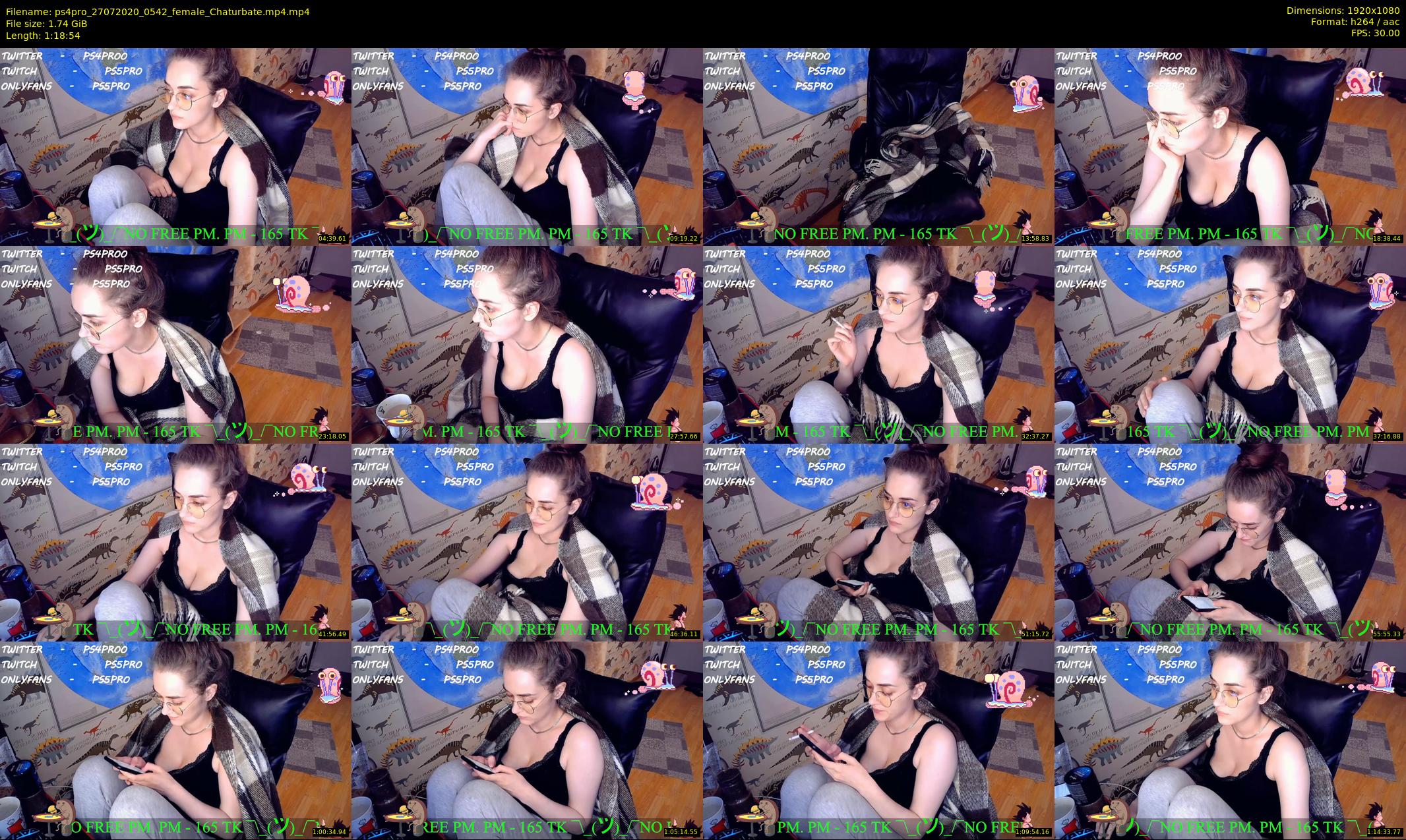 ps4pro — 79 minute Chaturbate female cam show recording, 1080p, Jul 27, 2020