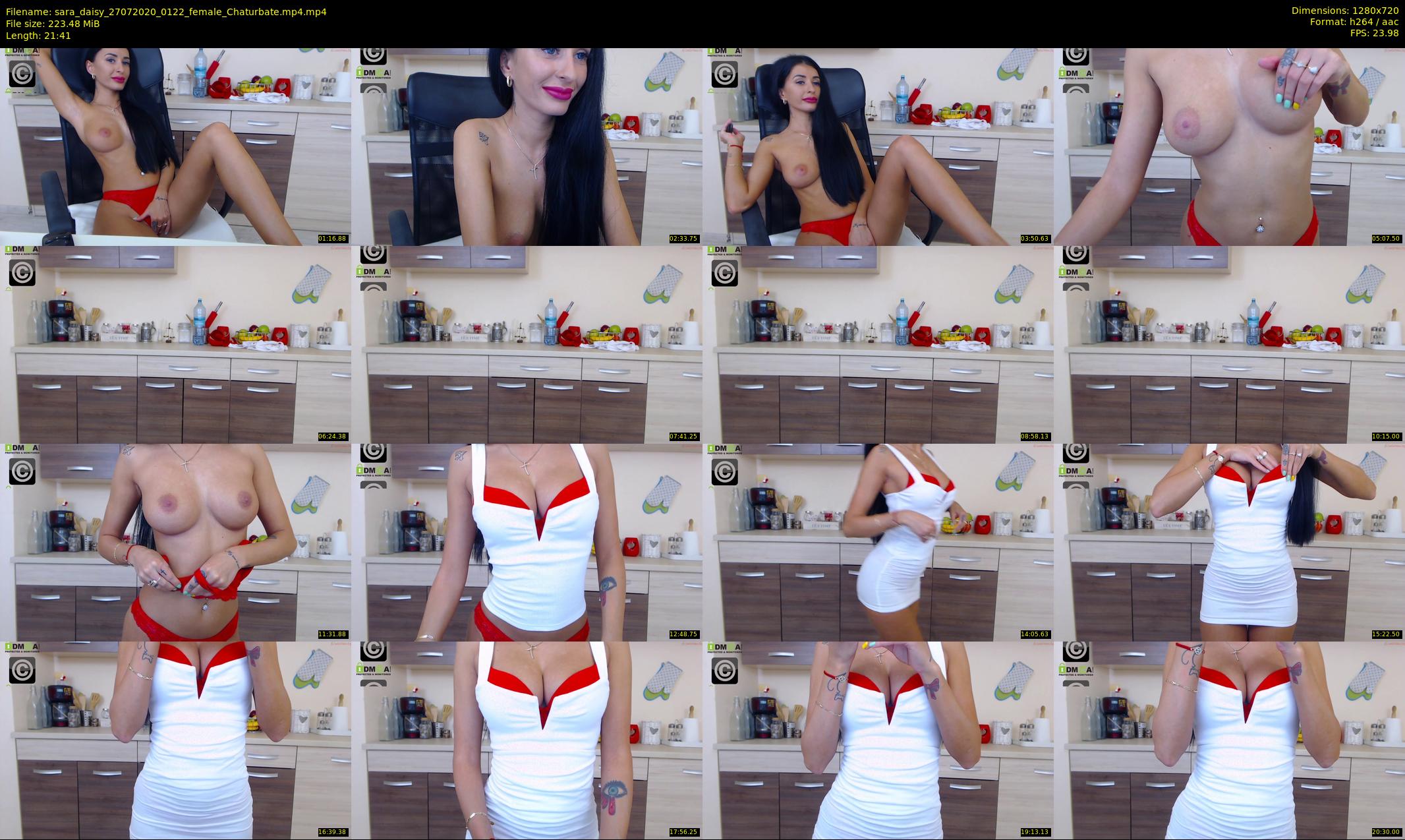 sara_daisy — 22 minute Chaturbate female cam show recording, 720p, Jul 27, 2020
