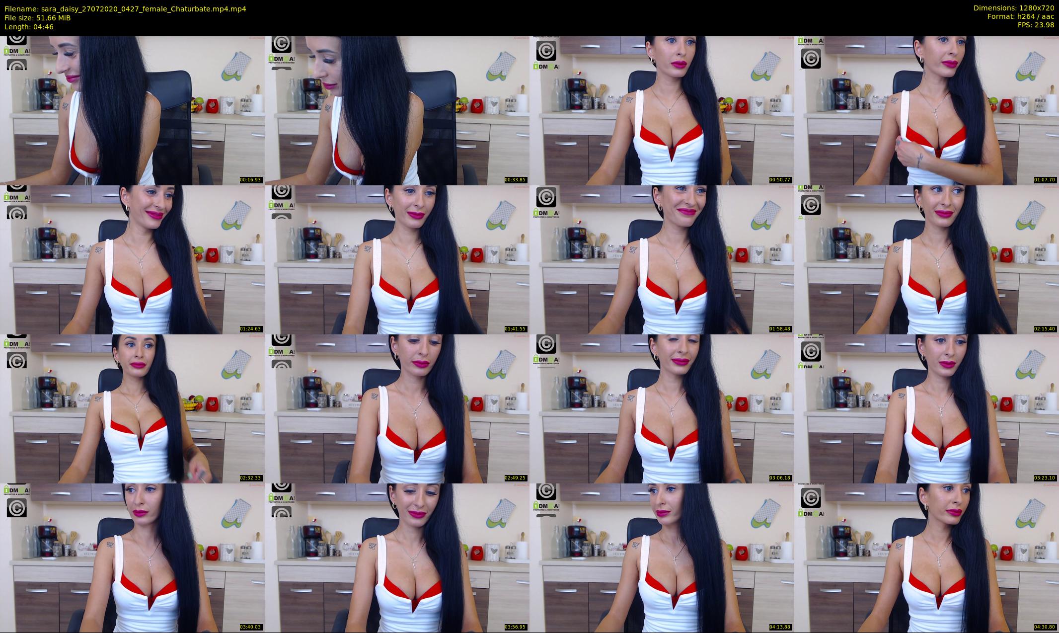 sara_daisy — 5 minute Chaturbate female cam show recording, 720p, Jul 27, 2020