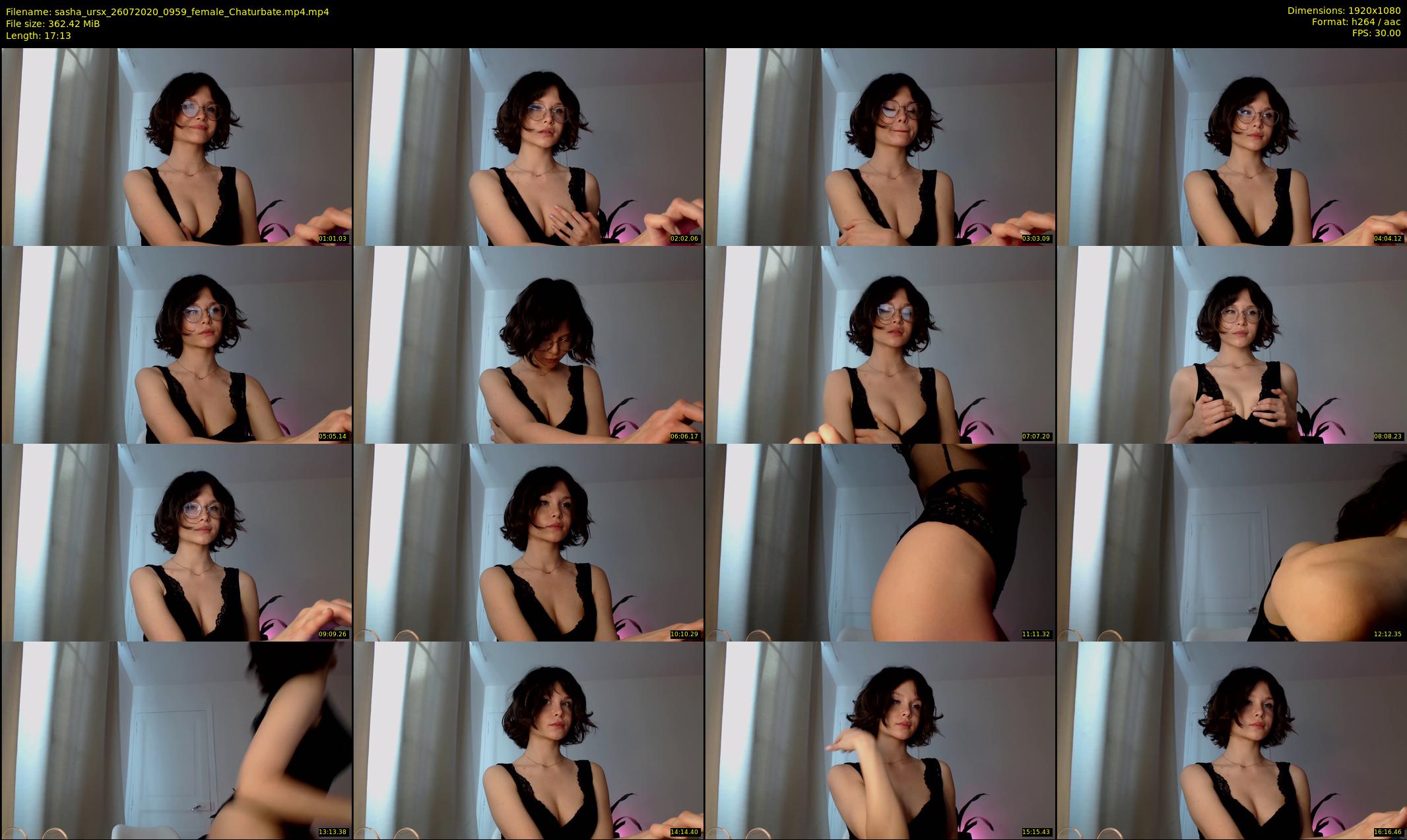 sasha_ursx — 18 minute Chaturbate female cam show recording, 1080p, Jul 26, 2020