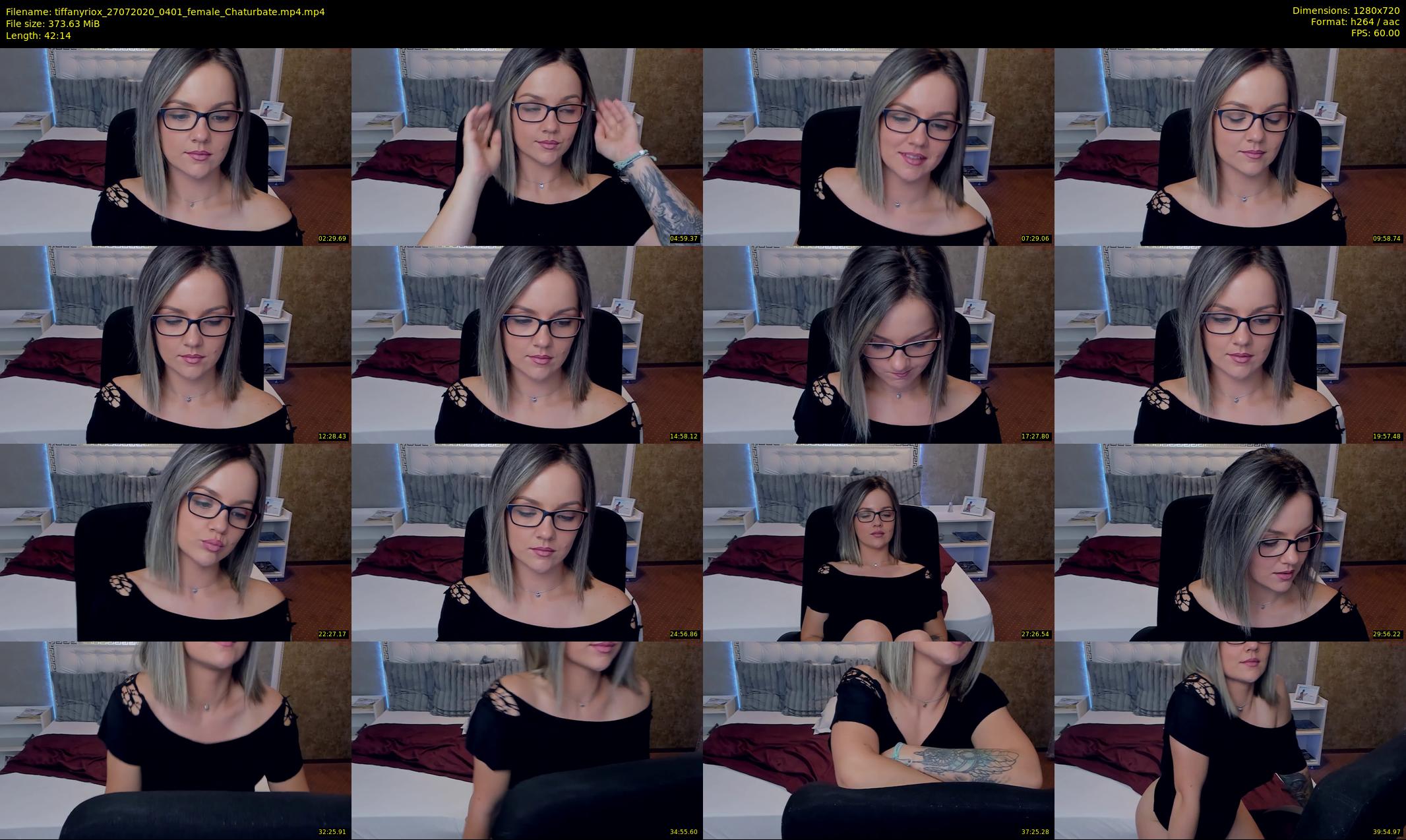 tiffanyriox — 43 minute Chaturbate female cam show recording, 720p, Jul 27, 2020