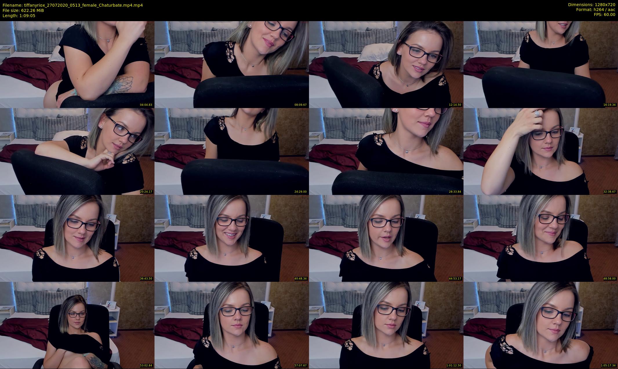 tiffanyriox — 70 minute Chaturbate female cam show recording, 720p, Jul 27, 2020