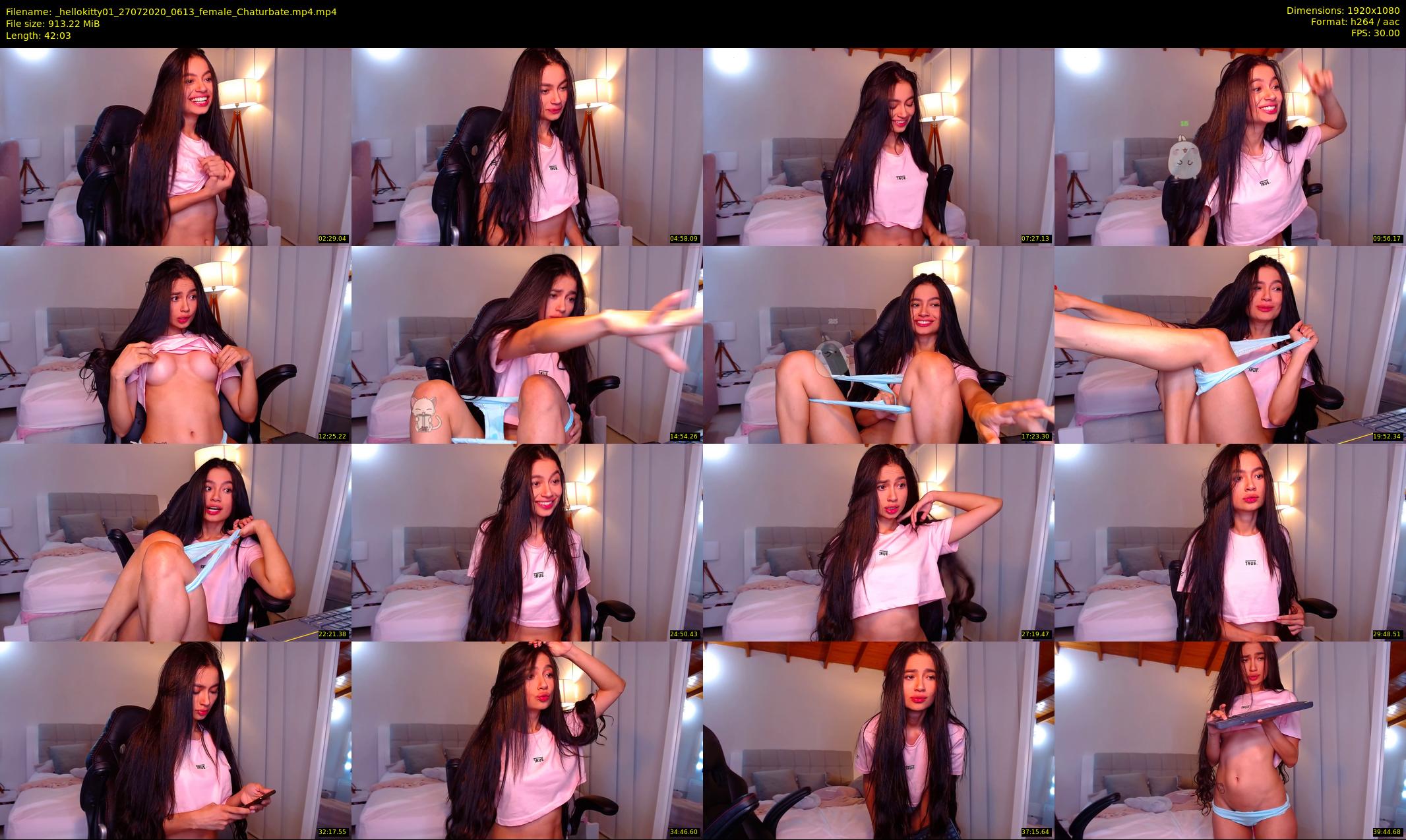 _hellokitty01 — 43 minute Chaturbate female cam show recording, 1080p, Jul 27, 2020