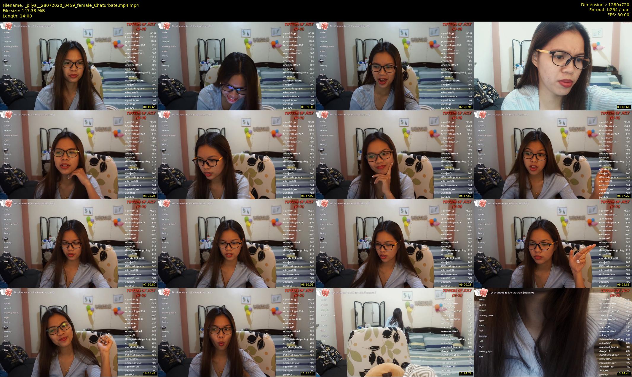 _pilya_ — 14 minute Chaturbate female cam show recording, 720p, Jul 28, 2020