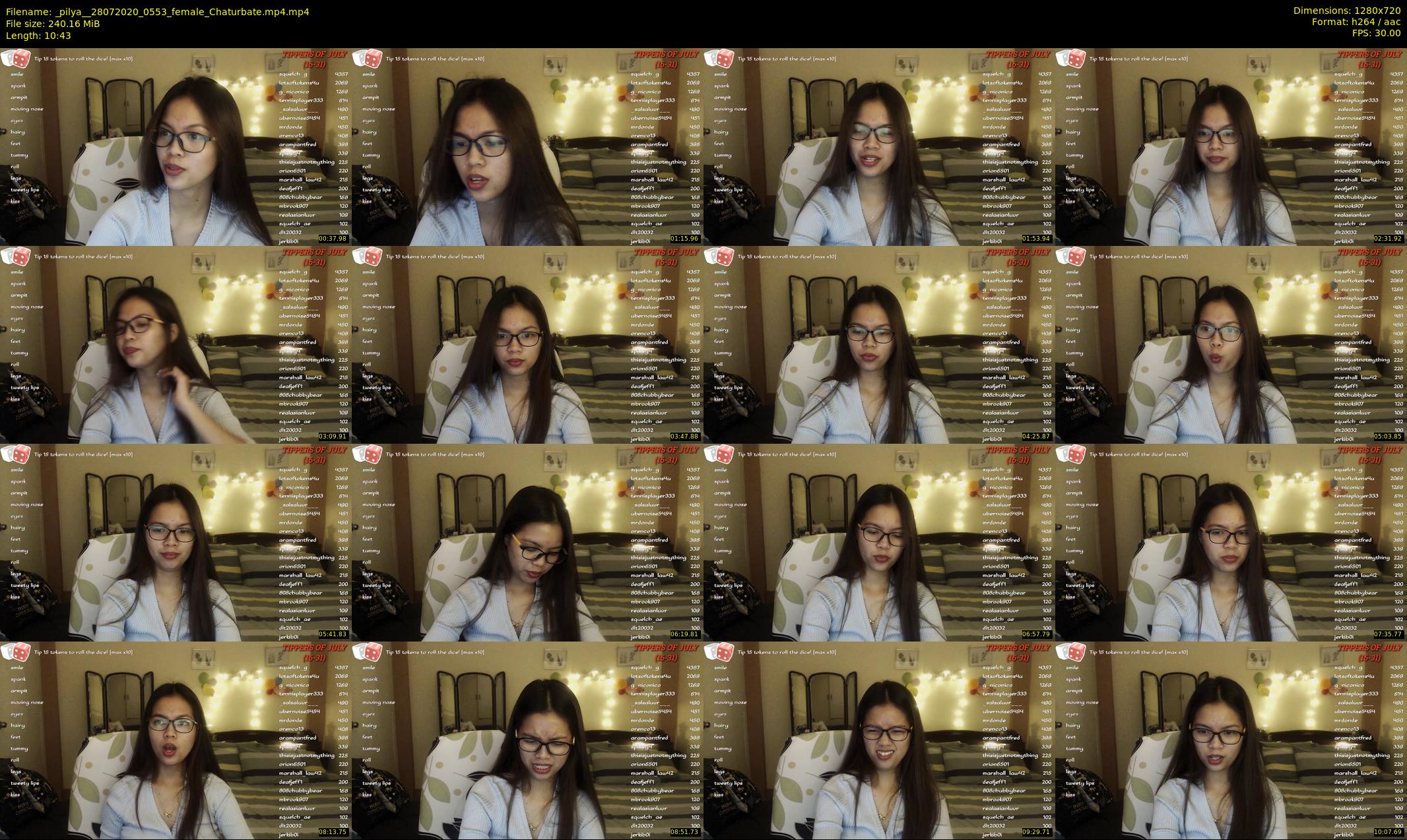 _pilya_ — 11 minute Chaturbate female cam show recording, 720p, Jul 28, 2020