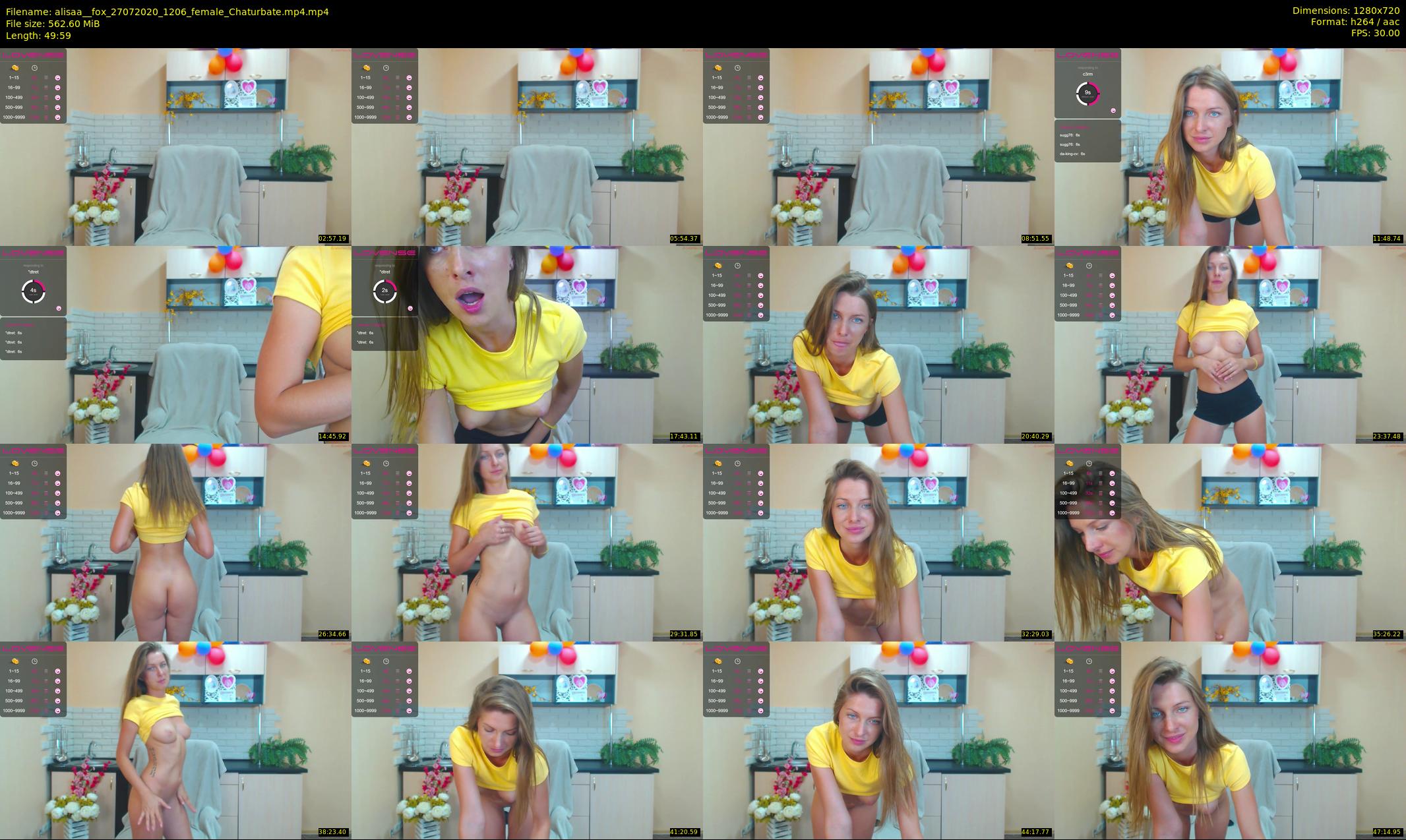alisaa__fox — 50 minute Chaturbate female cam show recording, 720p, Jul 27, 2020