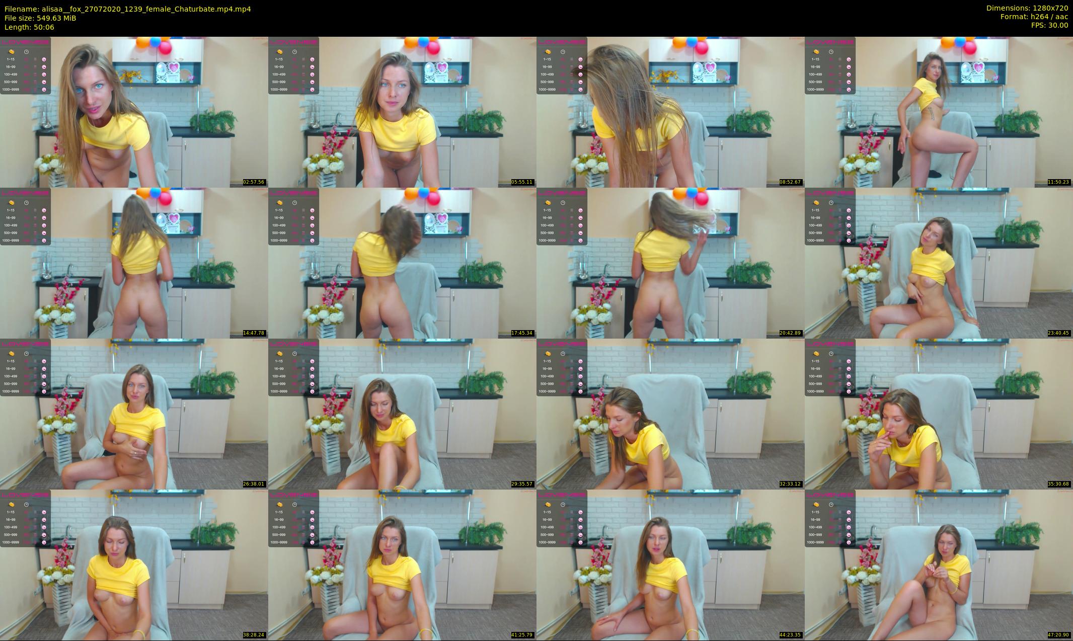 alisaa__fox — 51 minute Chaturbate female cam show recording, 720p, Jul 27, 2020