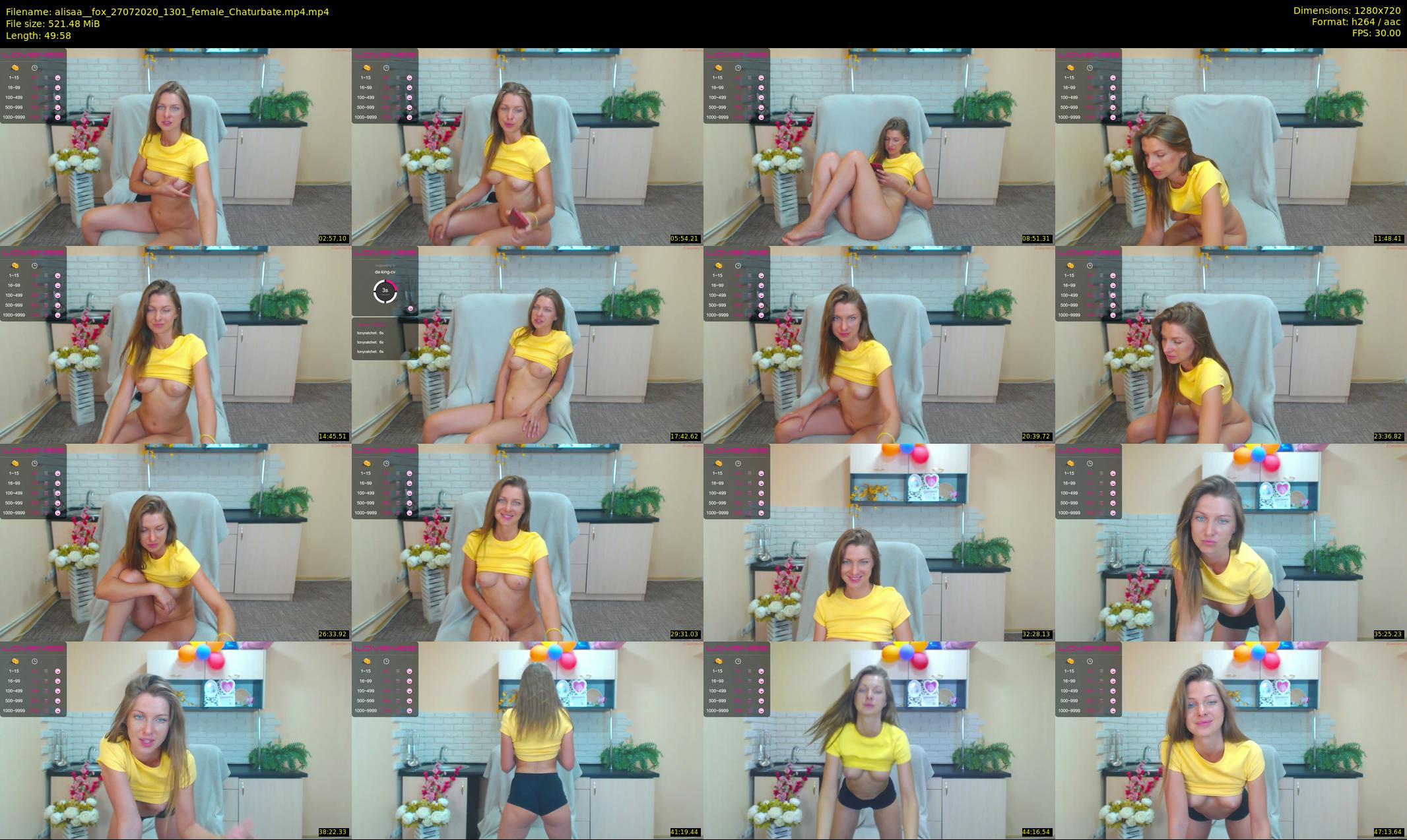 alisaa__fox — 50 minute Chaturbate female cam show recording, 720p, Jul 27, 2020