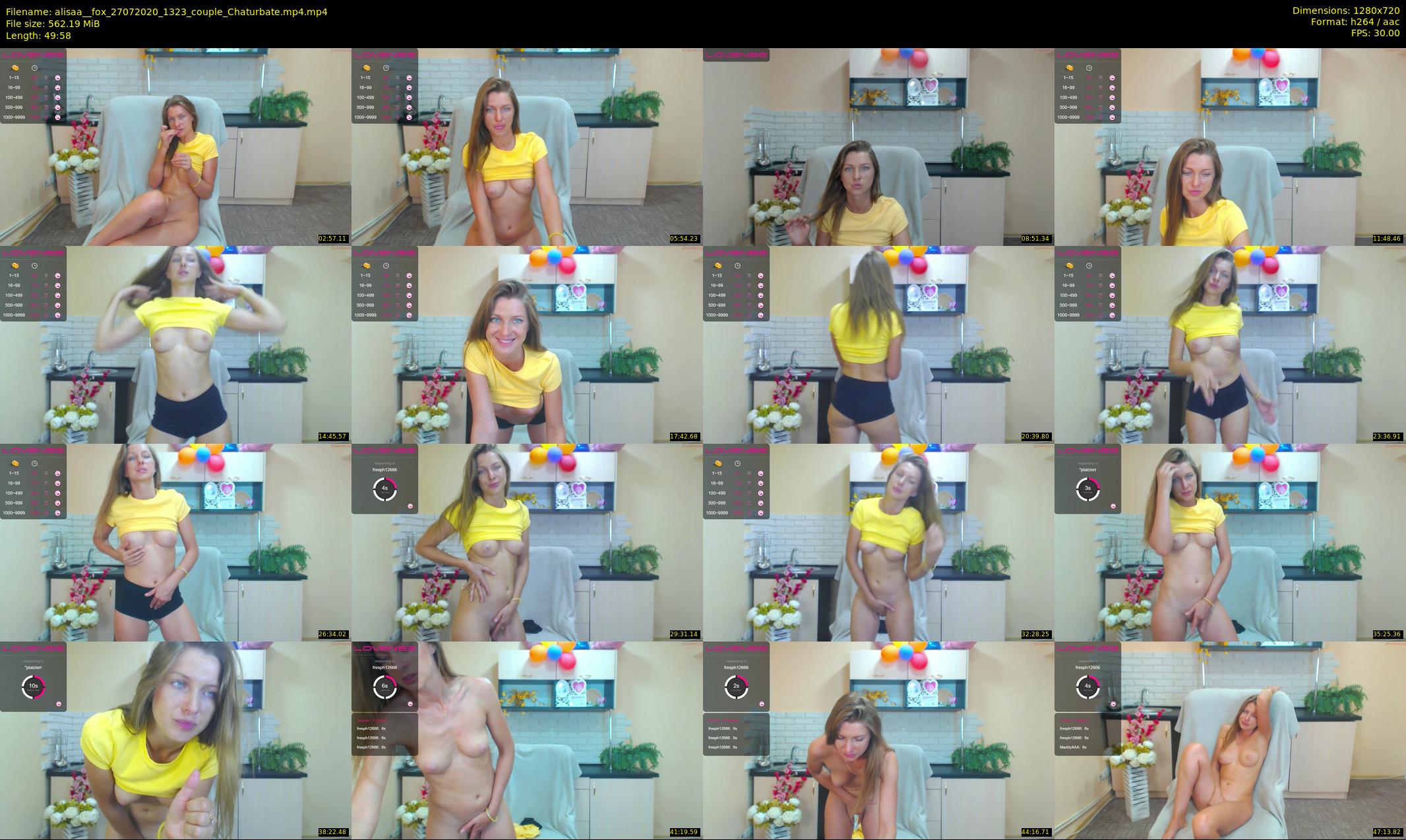 alisaa__fox — 50 minute Chaturbate female cam show recording, 720p, Jul 27, 2020