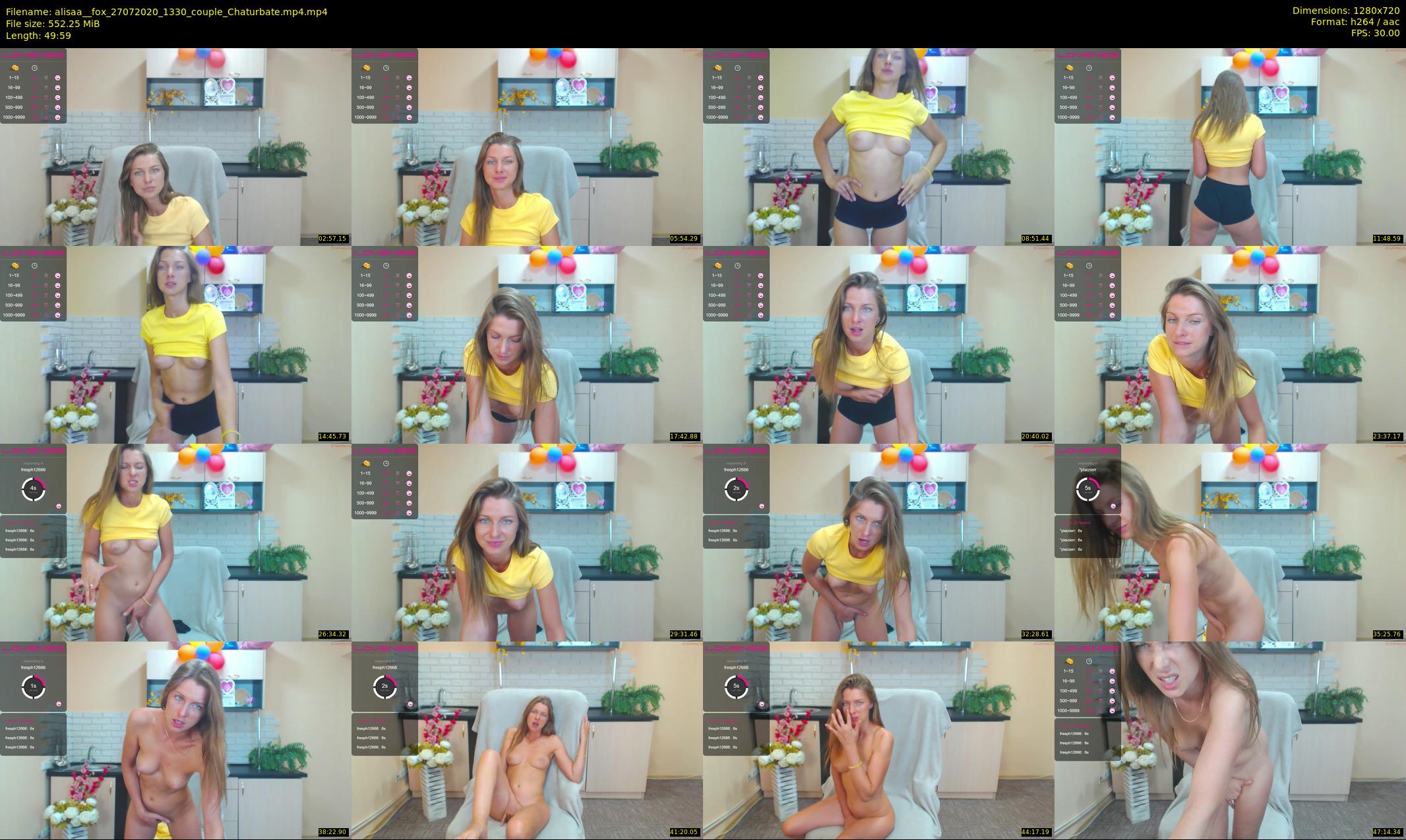 alisaa__fox — 50 minute Chaturbate female cam show recording, 720p, Jul 27, 2020