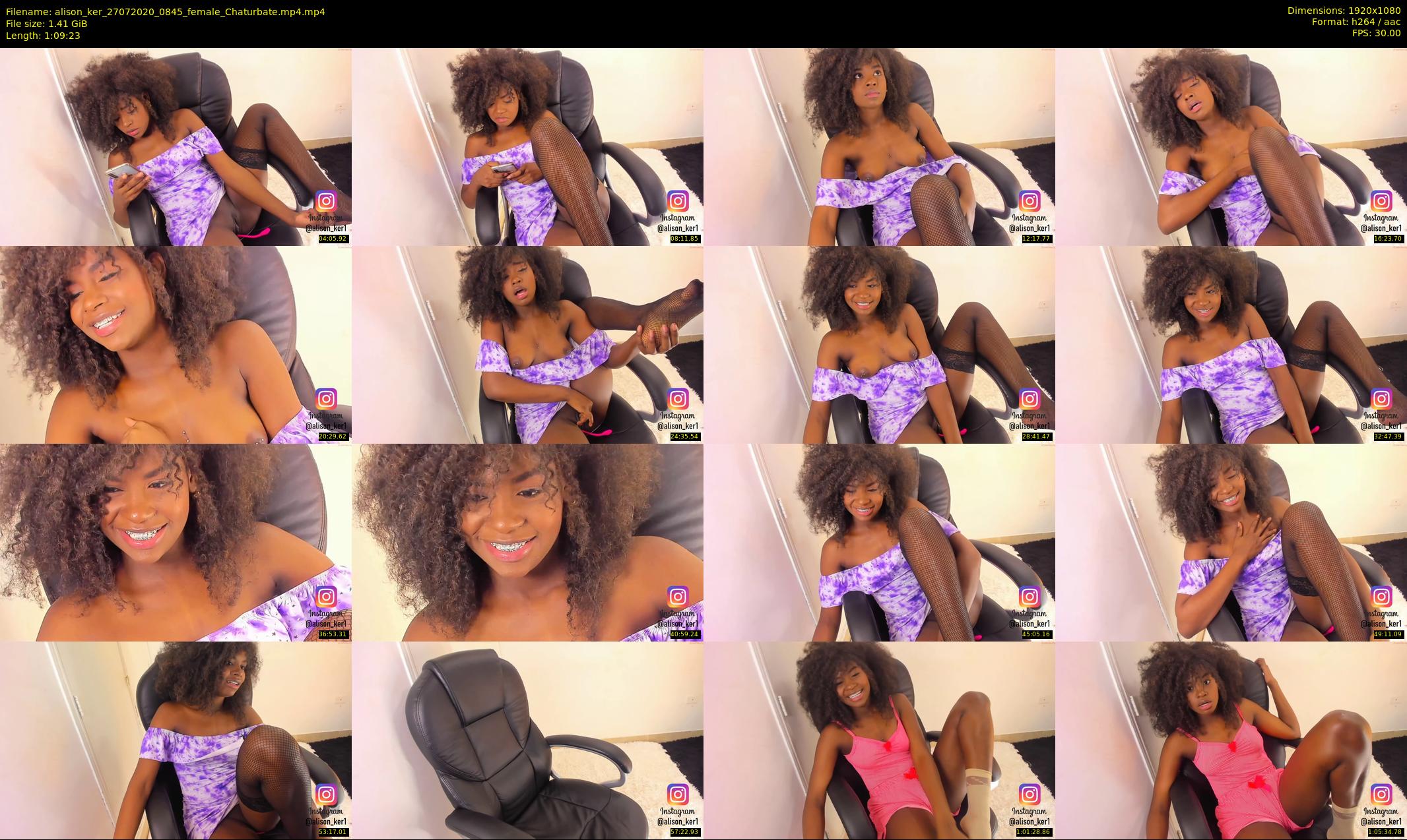 alison_ker — 70 minute Chaturbate female cam show recording, 1080p, Jul 27, 2020