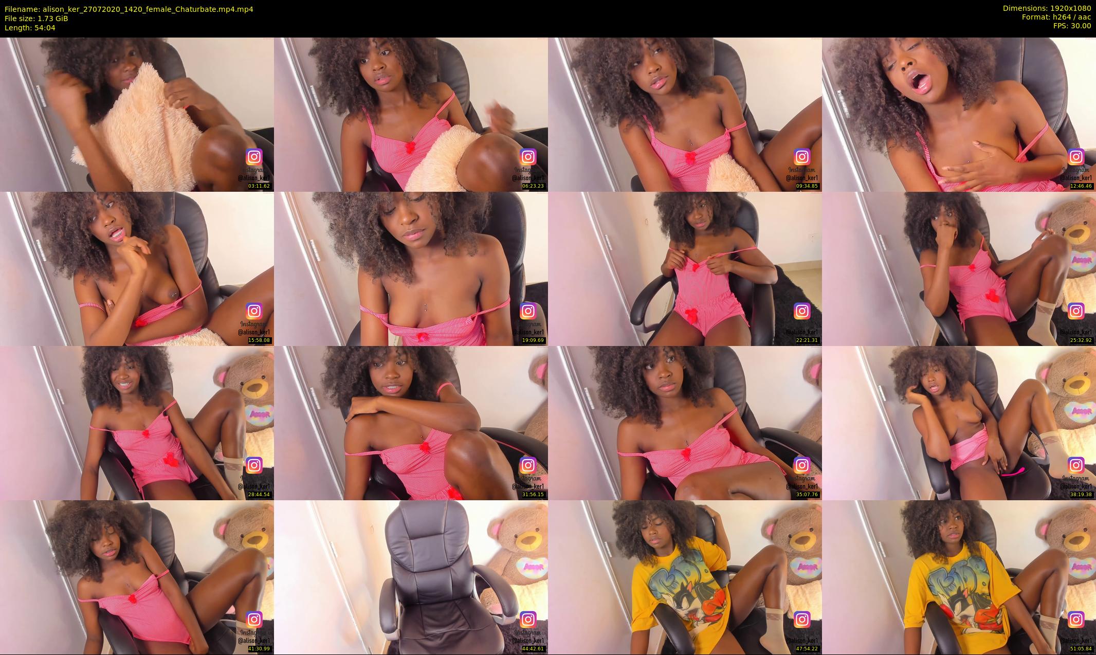 alison_ker — 55 minute Chaturbate female cam show recording, 1080p, Jul 27, 2020