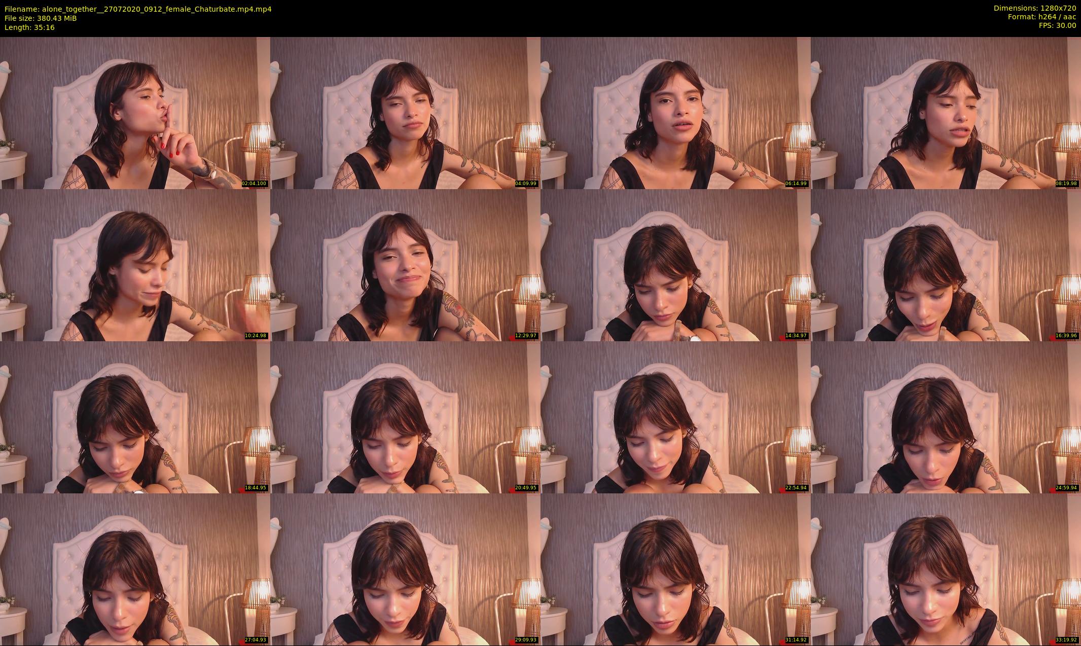 alone_together_ — 36 minute Chaturbate female cam show recording, 720p, Jul 27, 2020