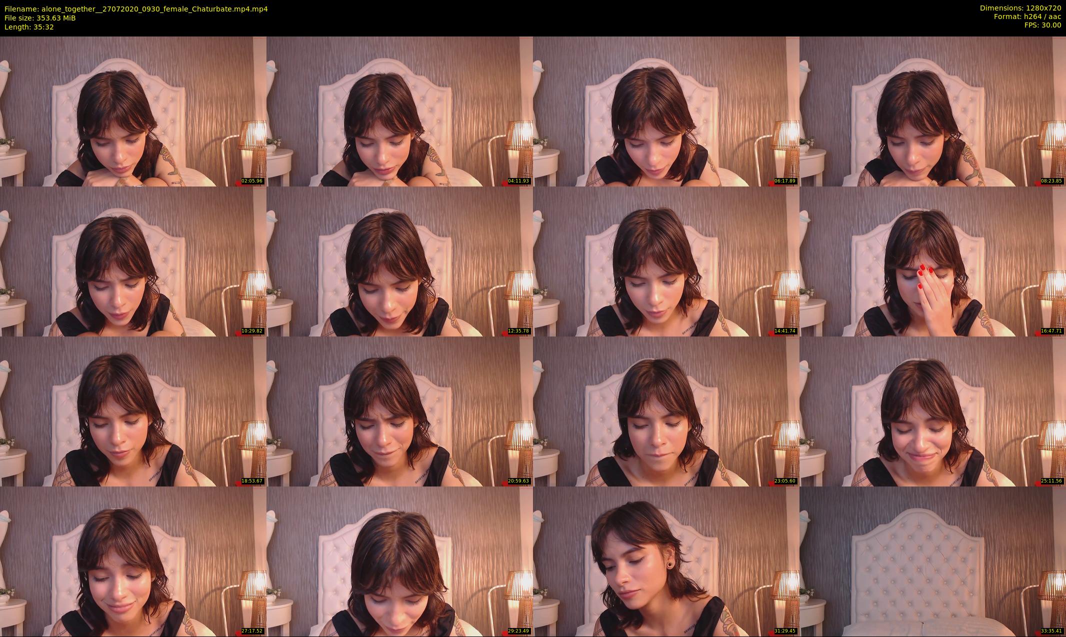 alone_together_ — 36 minute Chaturbate female cam show recording, 720p, Jul 27, 2020
