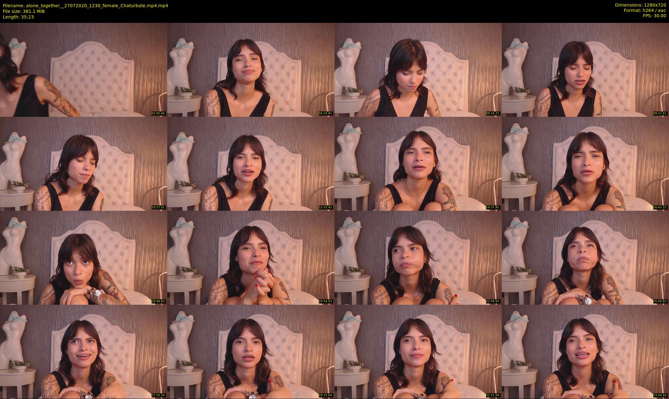 alone_together_ — 36 minute Chaturbate female cam show recording, 720p, Jul 27, 2020