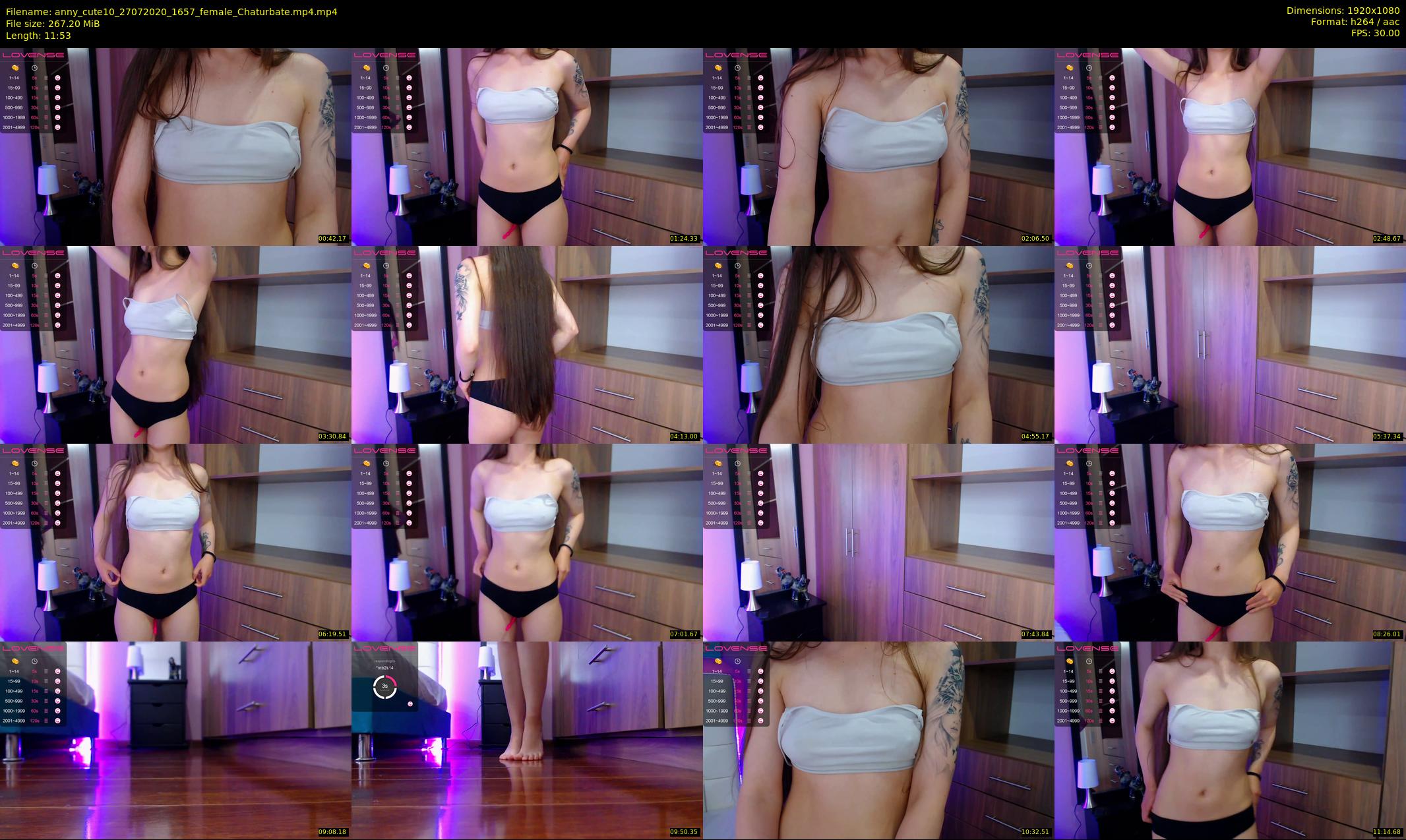 anny_cute10 — 12 minute Chaturbate female cam show recording, 1080p, Jul 27, 2020