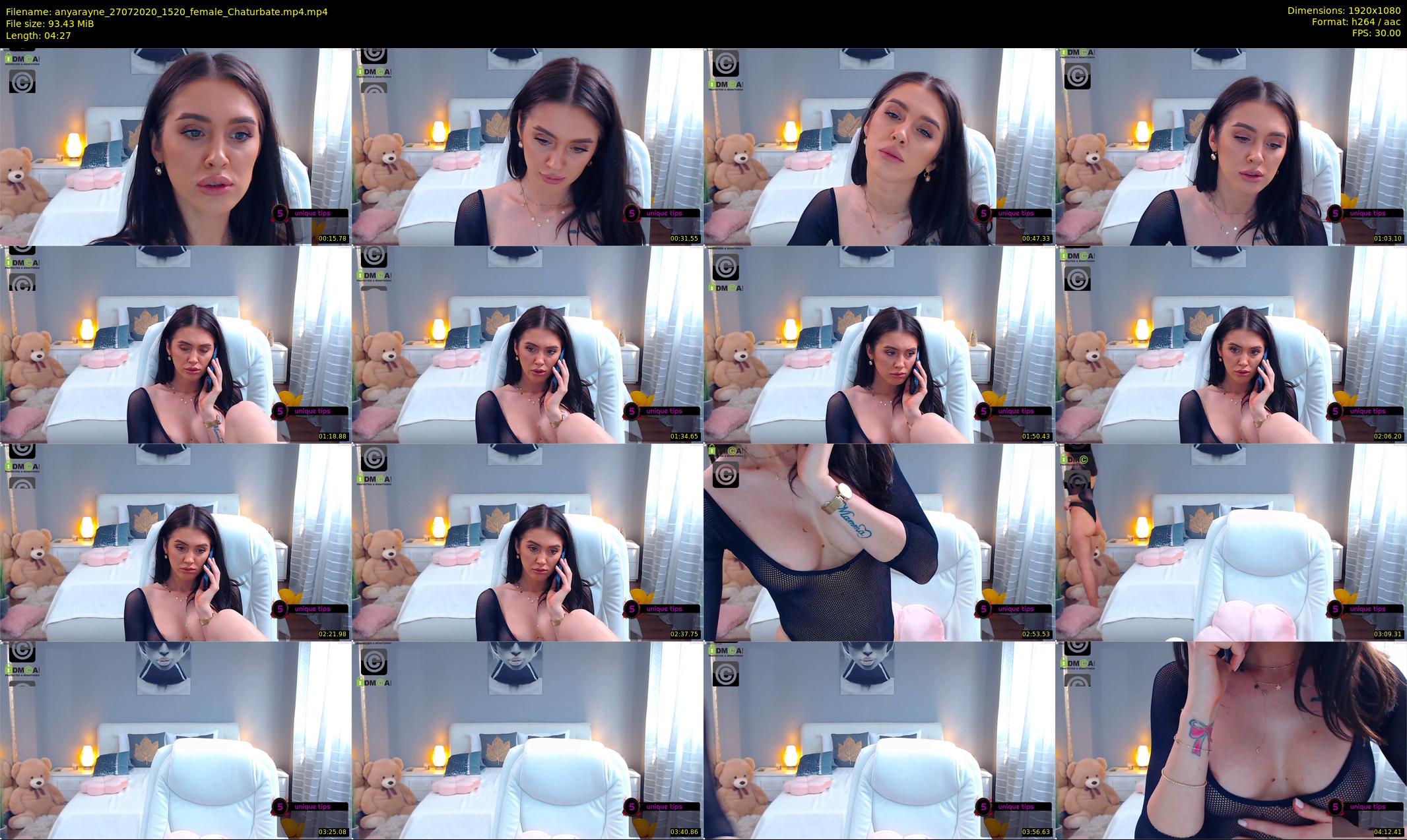 anyarayne — 5 minute Chaturbate female cam show recording, 1080p, Jul 27, 2020