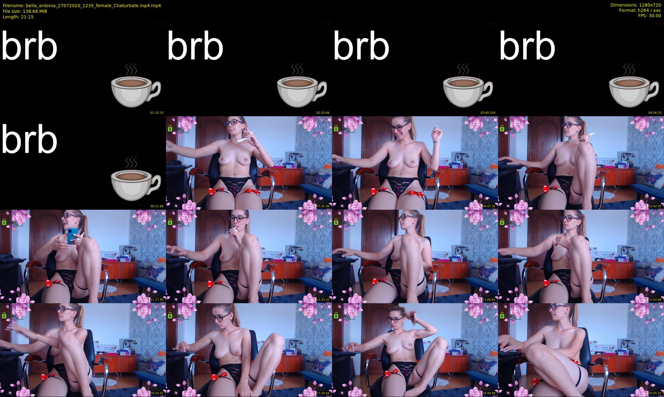 bella_antonia — 22 minute Chaturbate female cam show recording, 720p, Jul 27, 2020