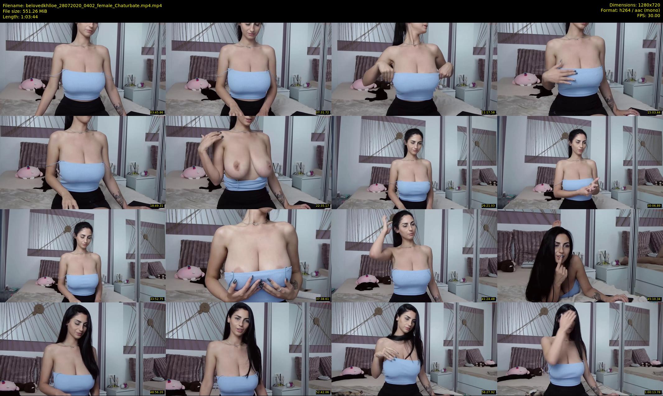 belovedkhlloe — 64 minute Chaturbate female cam show recording, 720p, Jul 28, 2020