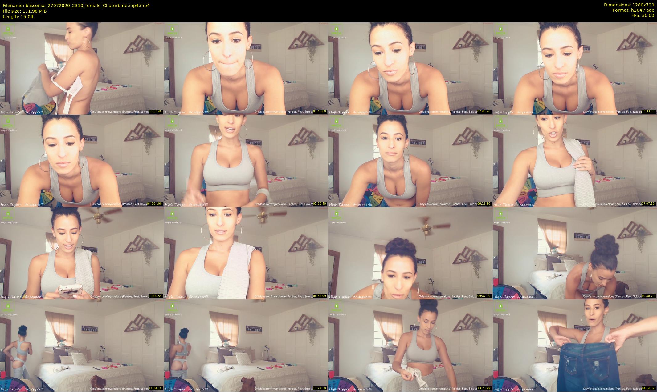 blissense — 16 minute Chaturbate female cam show recording, 720p, Jul 27, 2020