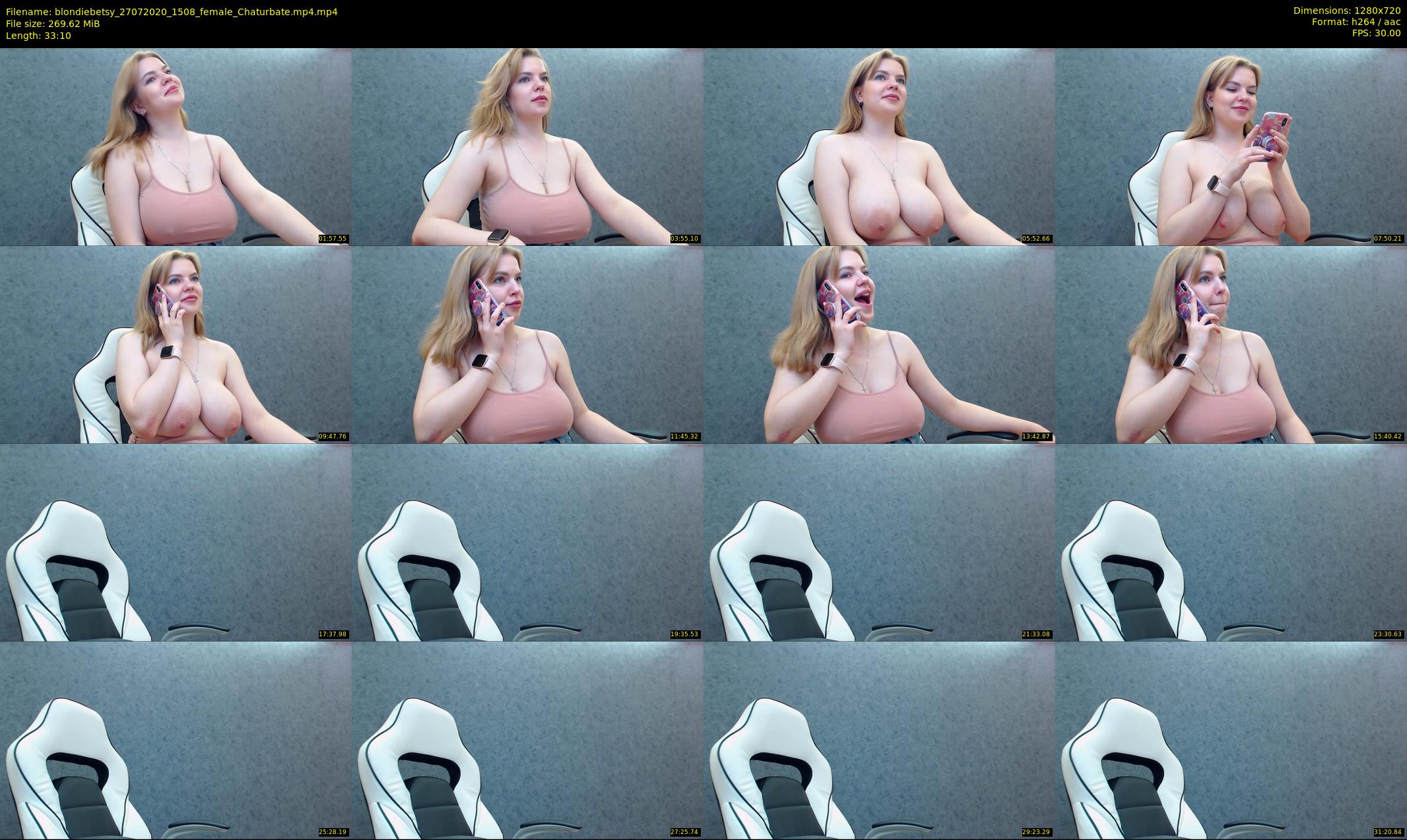 blondiebetsy — 34 minute Chaturbate female cam show recording, 720p, Jul 27, 2020