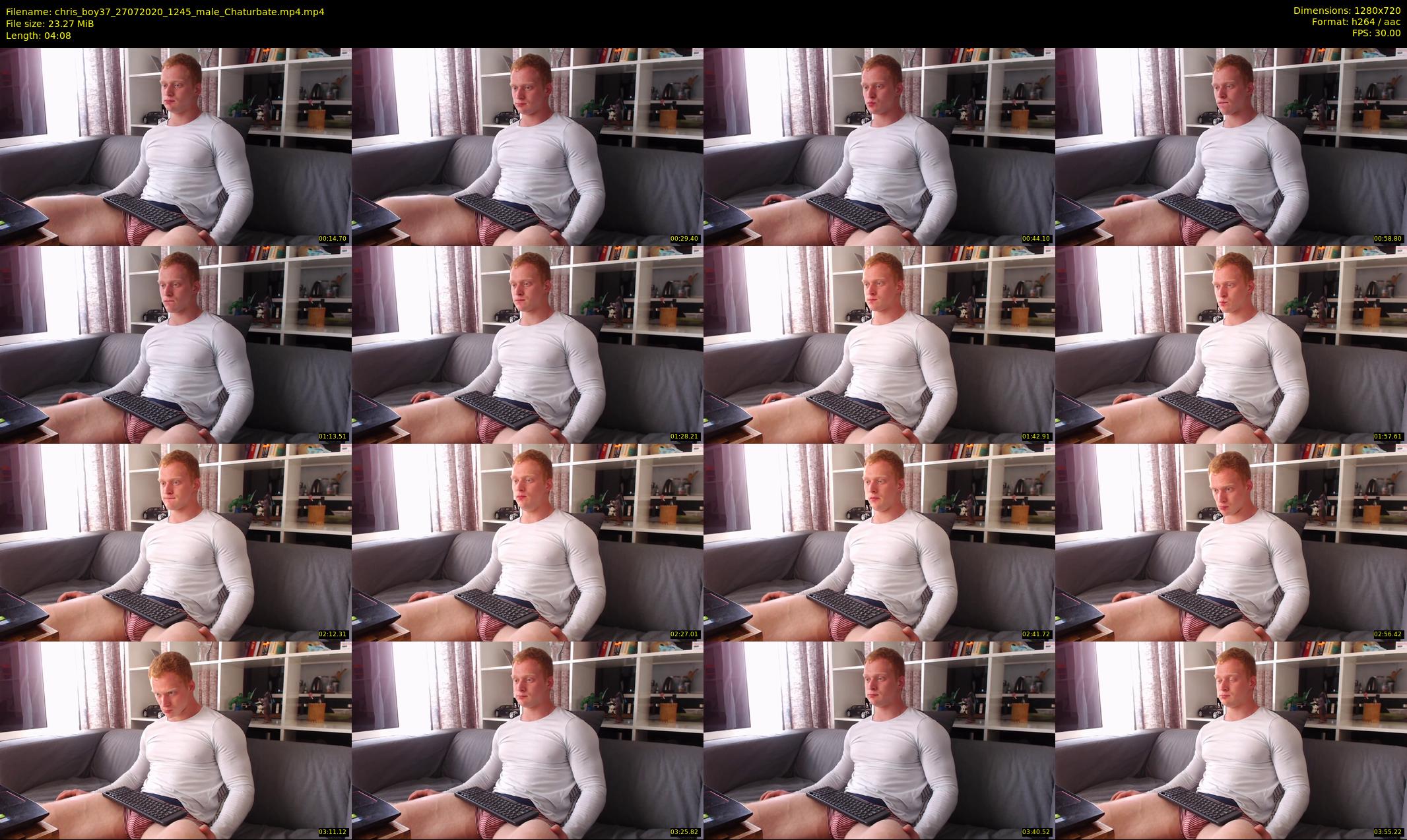 chris_boy37 — 5 minute Chaturbate male cam show recording, 720p, Jul 27, 2020