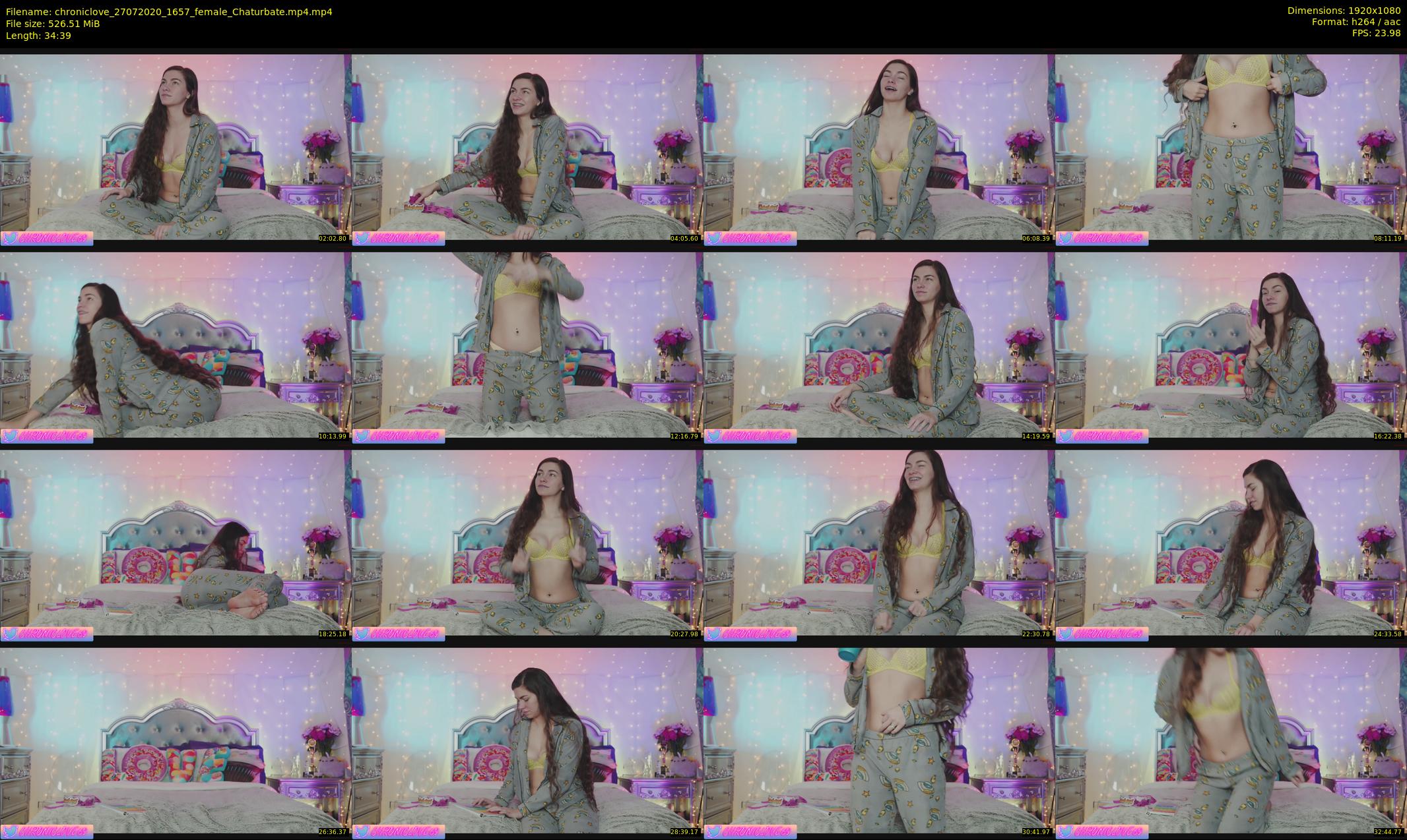 chroniclove — 35 minute Chaturbate female cam show recording, 1080p, Jul 27, 2020