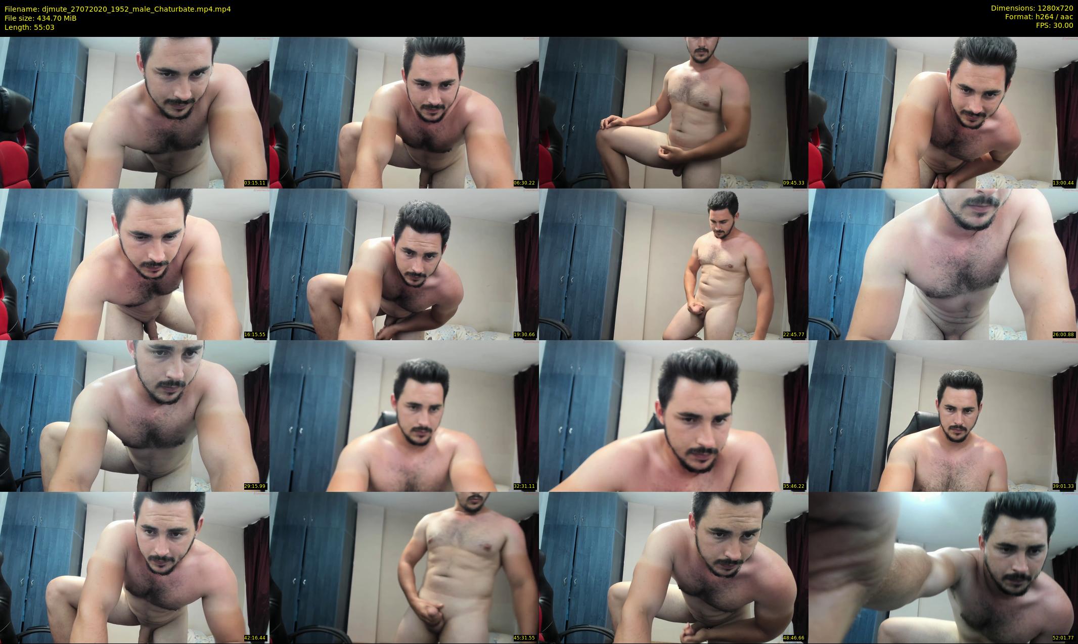 djmute — 56 minute Chaturbate male cam show recording, 720p, Jul 27, 2020