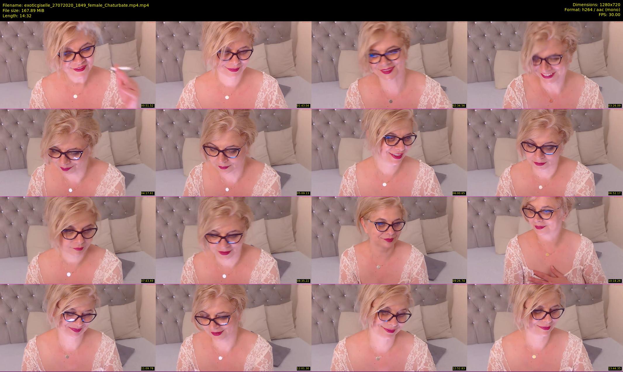 exoticgiselle — 15 minute Chaturbate female cam show recording, 720p, Jul 27, 2020