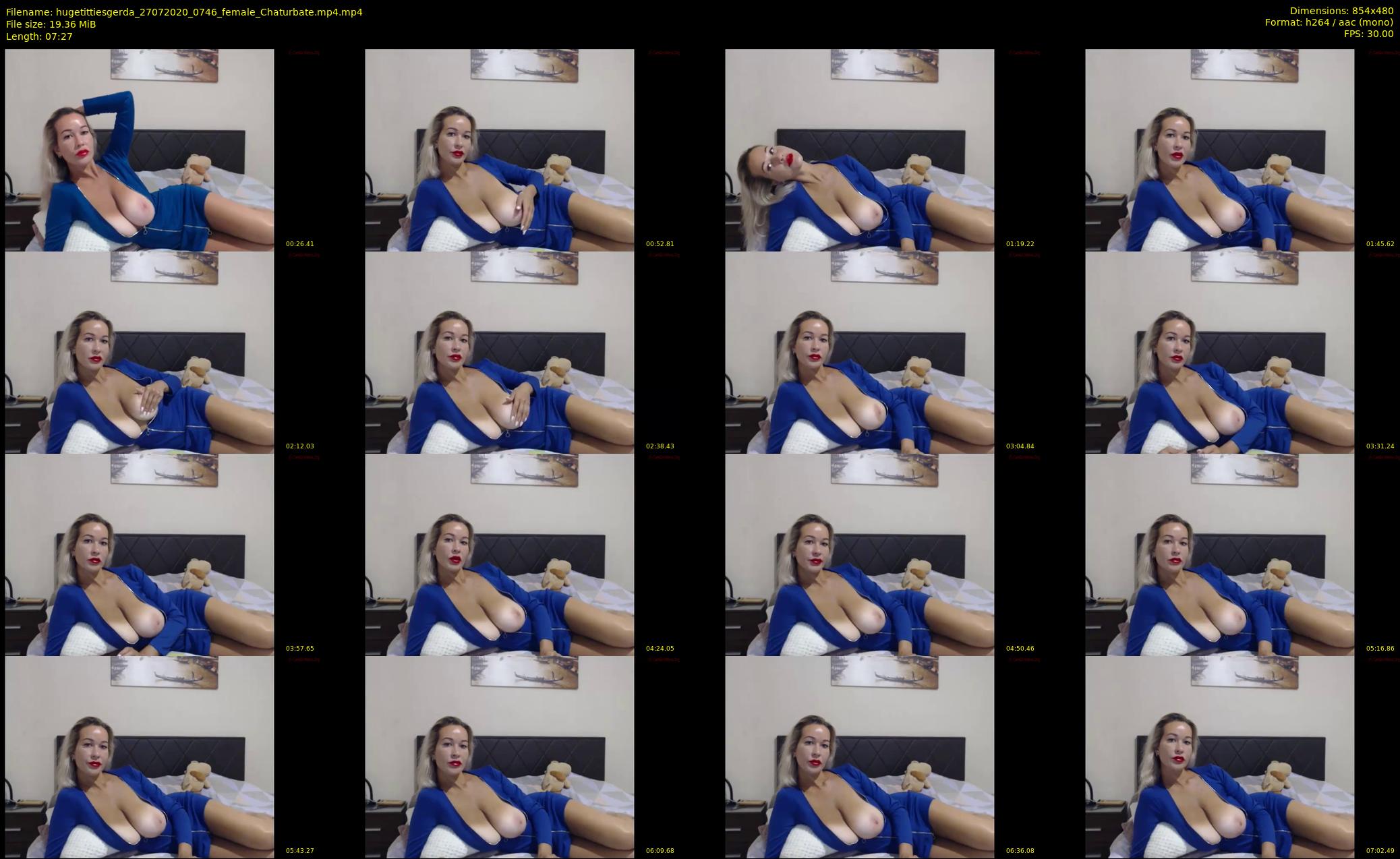 hugetittiesgerda — 8 minute Chaturbate female cam show recording, 480p, Jul 27, 2020