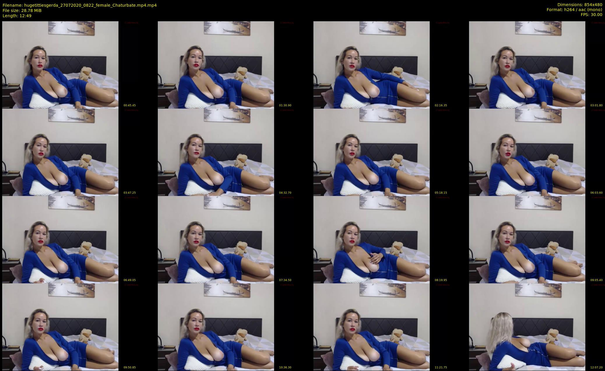 hugetittiesgerda — 13 minute Chaturbate female cam show recording, 480p, Jul 27, 2020