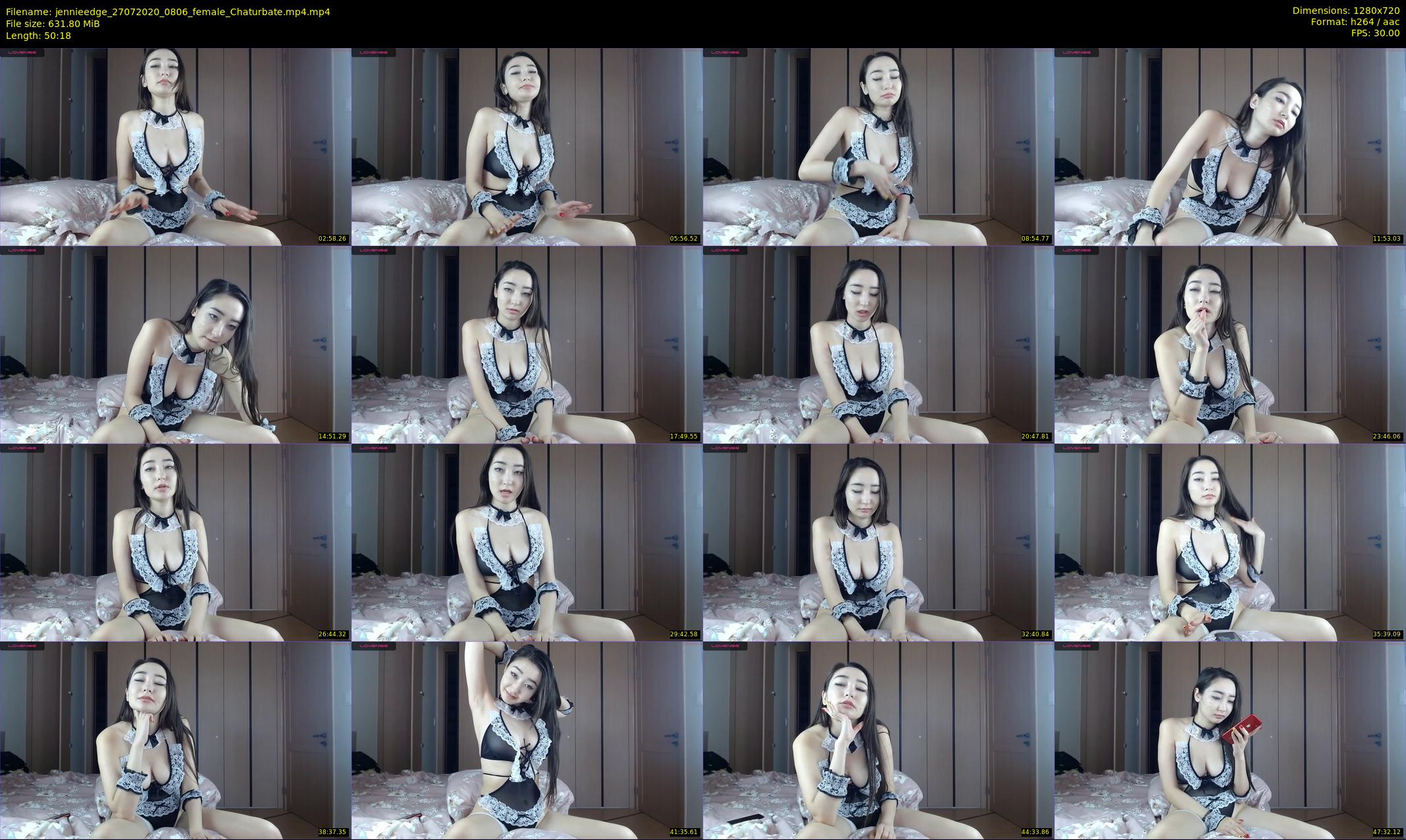 jennieedge — 51 minute Chaturbate female cam show recording, 720p, Jul 27, 2020